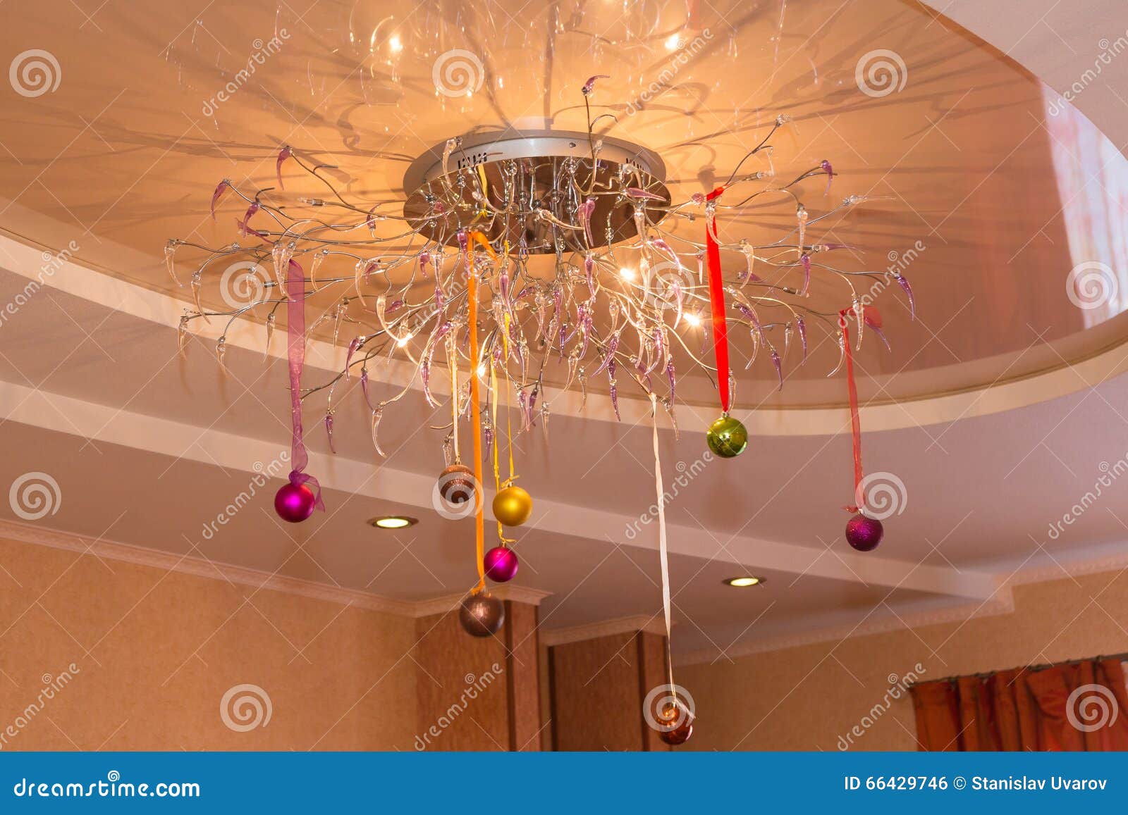 Crystal Balls Christmas Decorations Stock Photo Image of atmospheric