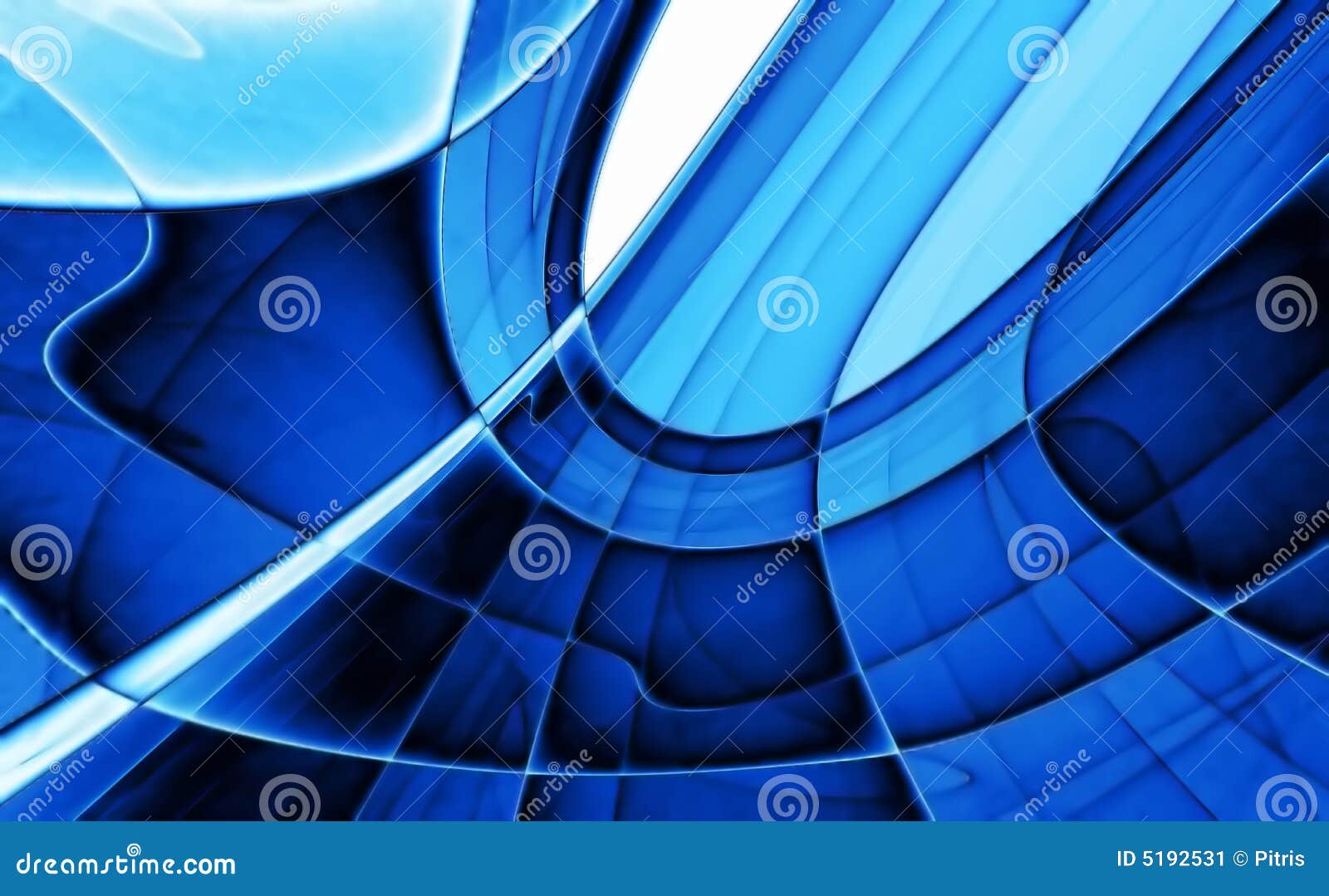 Crystal Blue Abstract Background Stock Illustration - Illustration of
