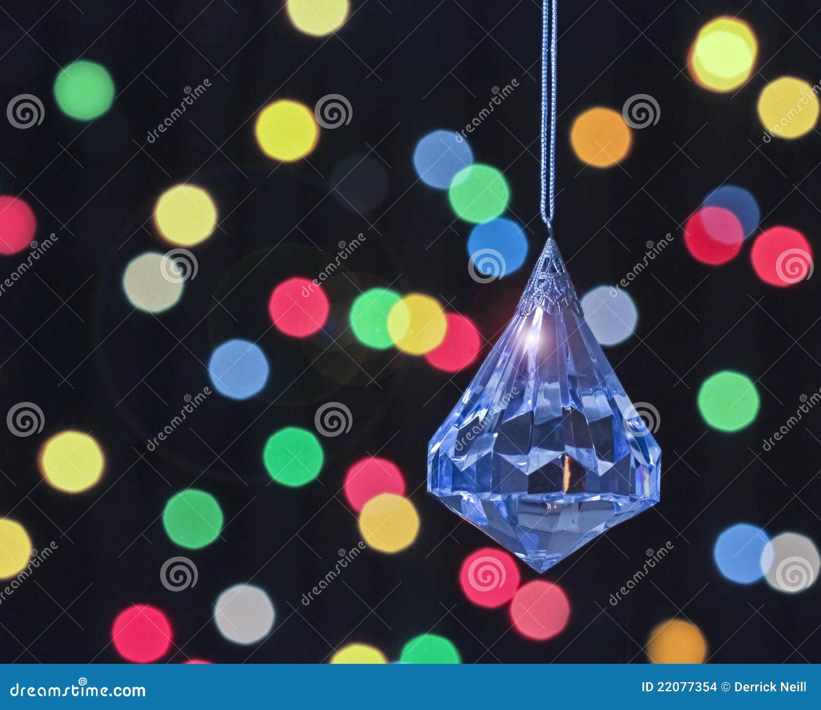 A Crystal Christmas Ornament with Lens Flare Stock Photo Image of holiday, holidays 22077354
