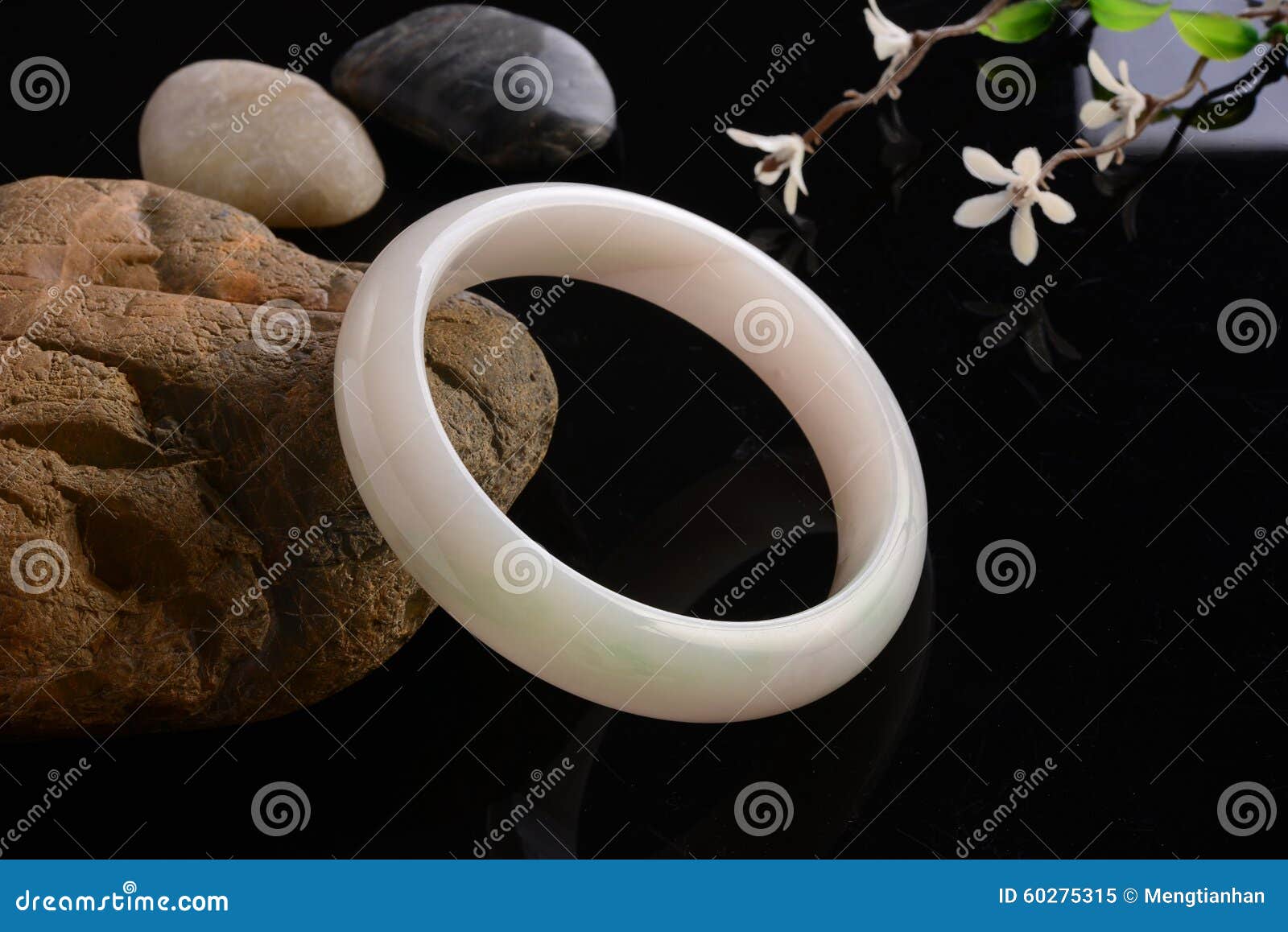 crystal clear jade bracelet
