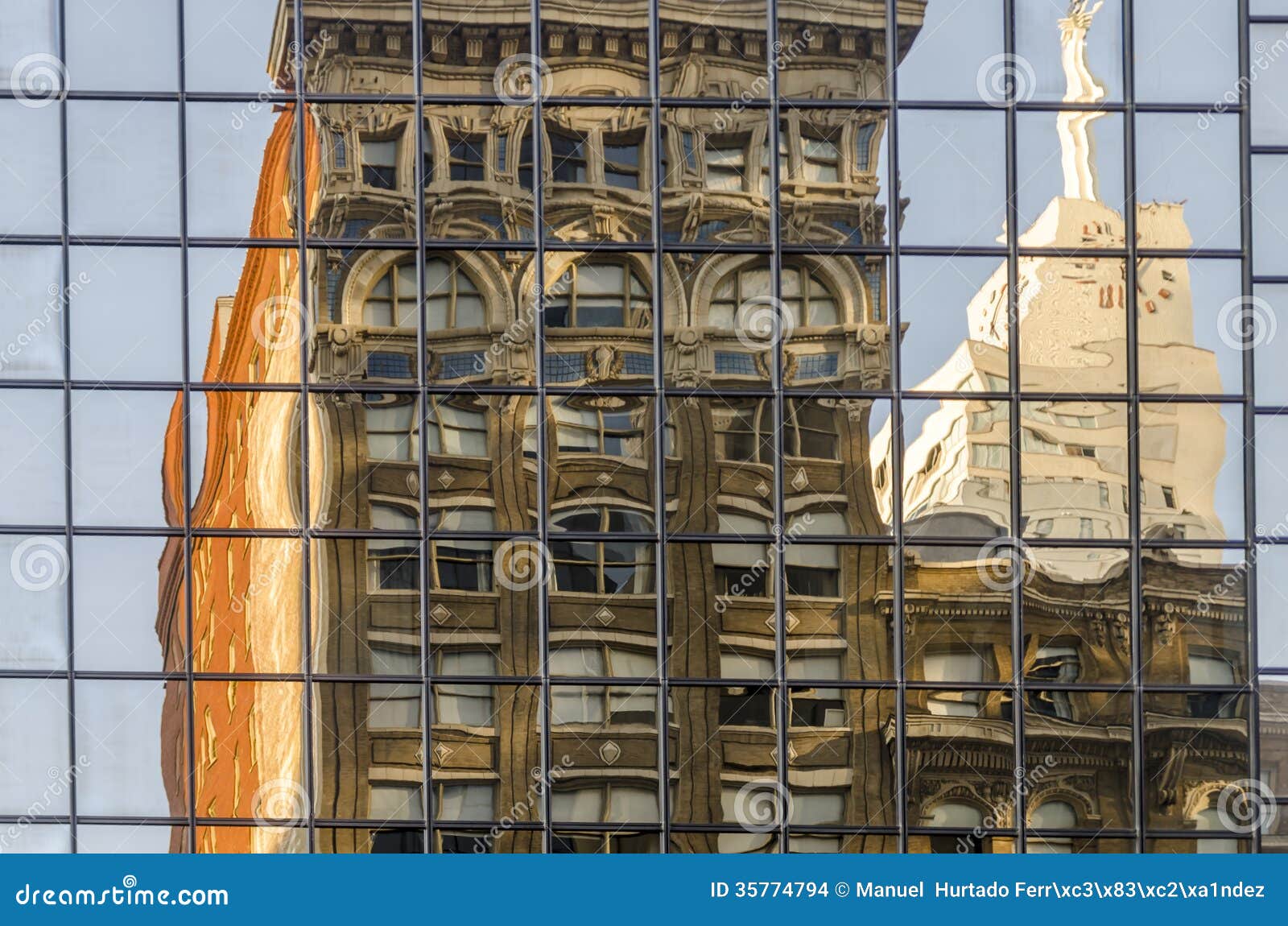 Crystal Facade stock photo. Image of skyscrapers, western 35774794