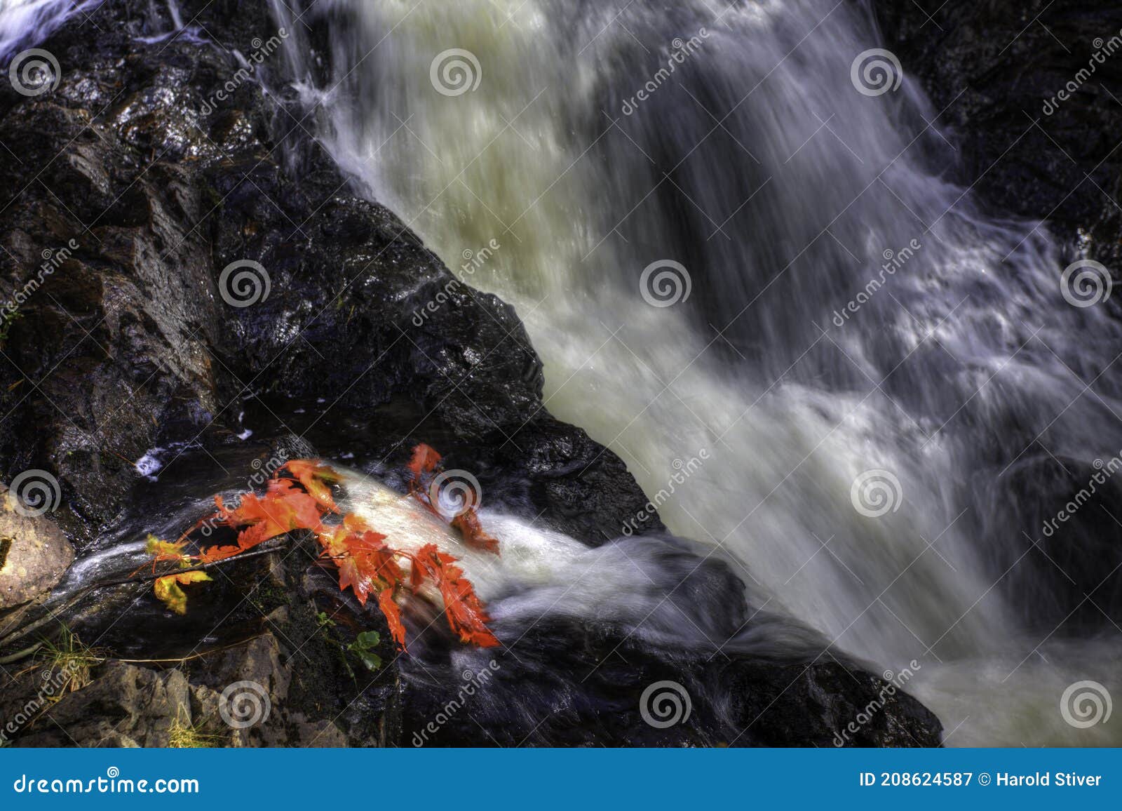 Crystal Falls in Ontario Canada in Fall Stock Image Image of fall, nature 208624587