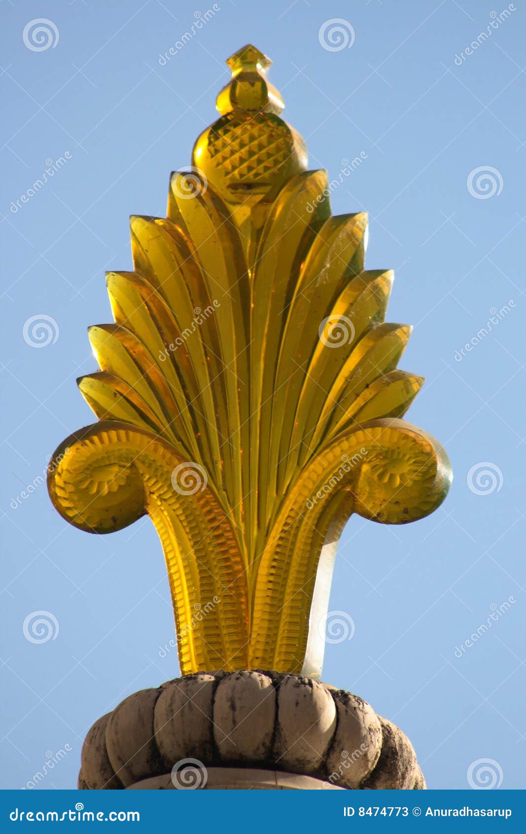 Crystal finial in Udaipur stock image. Image of design 8474773