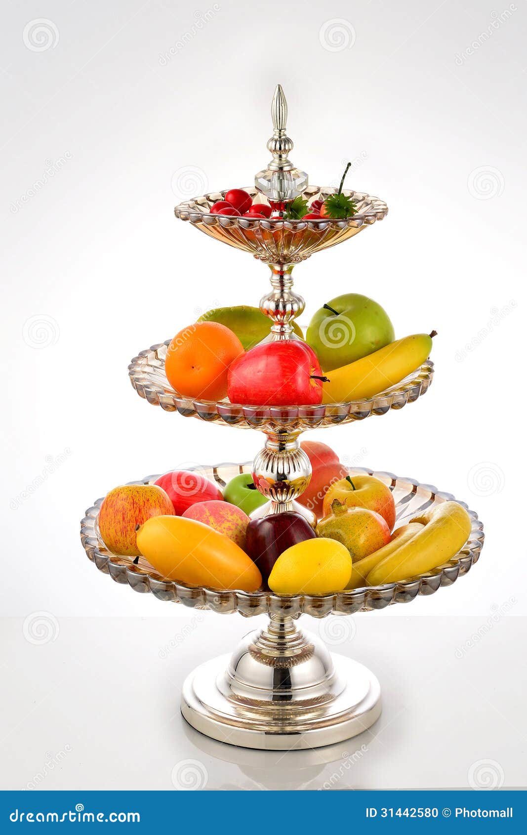 Crystal fruit dish stock photo. Image of diet, grapes 31442580