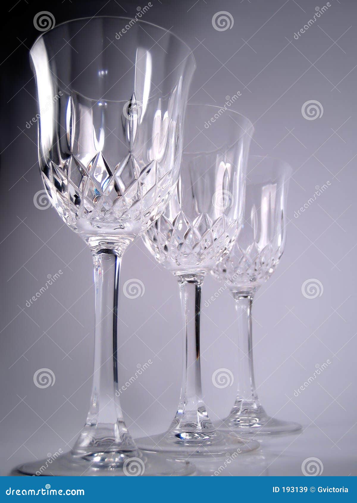 crystal goblets