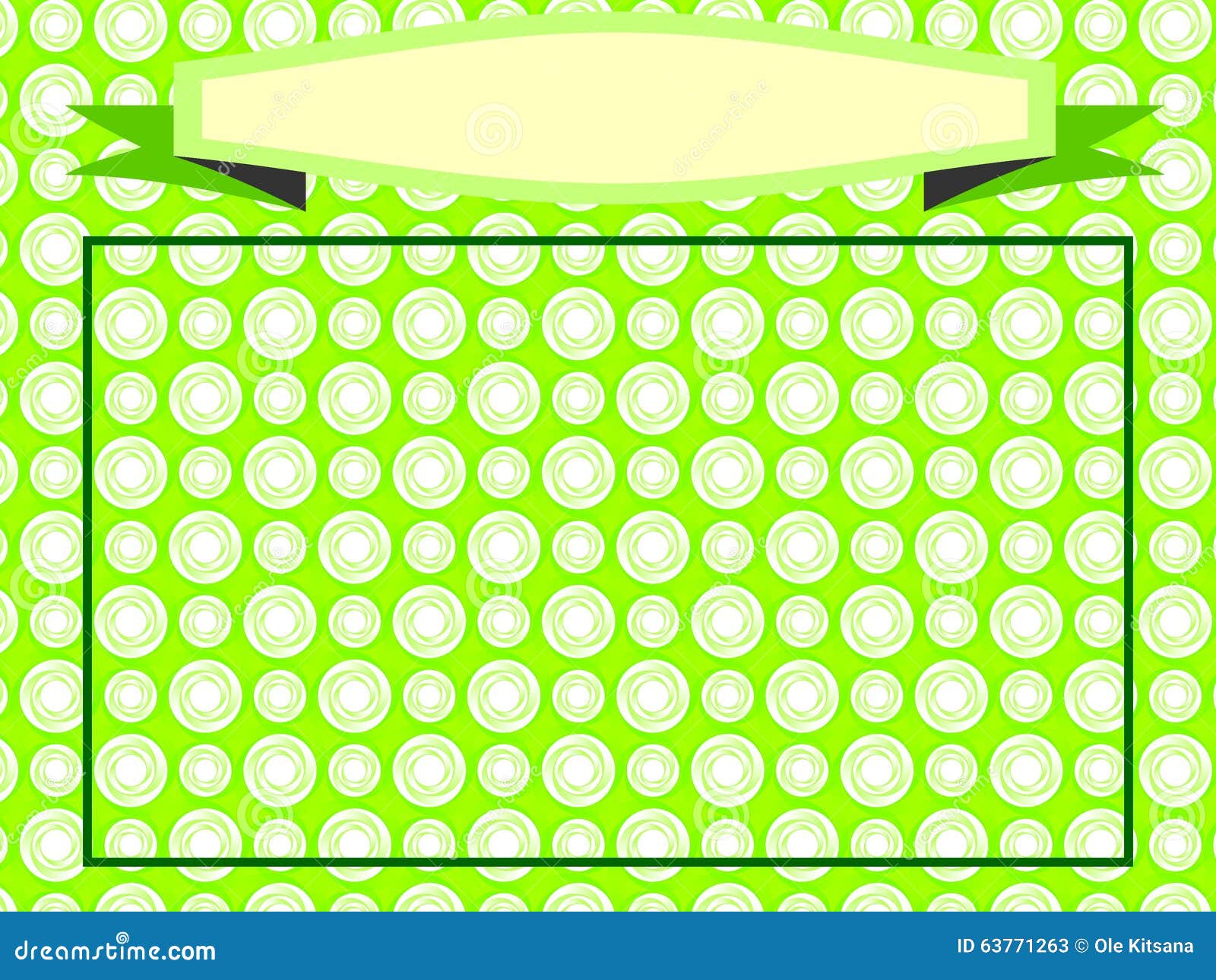 Crystal On Green Background Stock Illustration - Illustration of