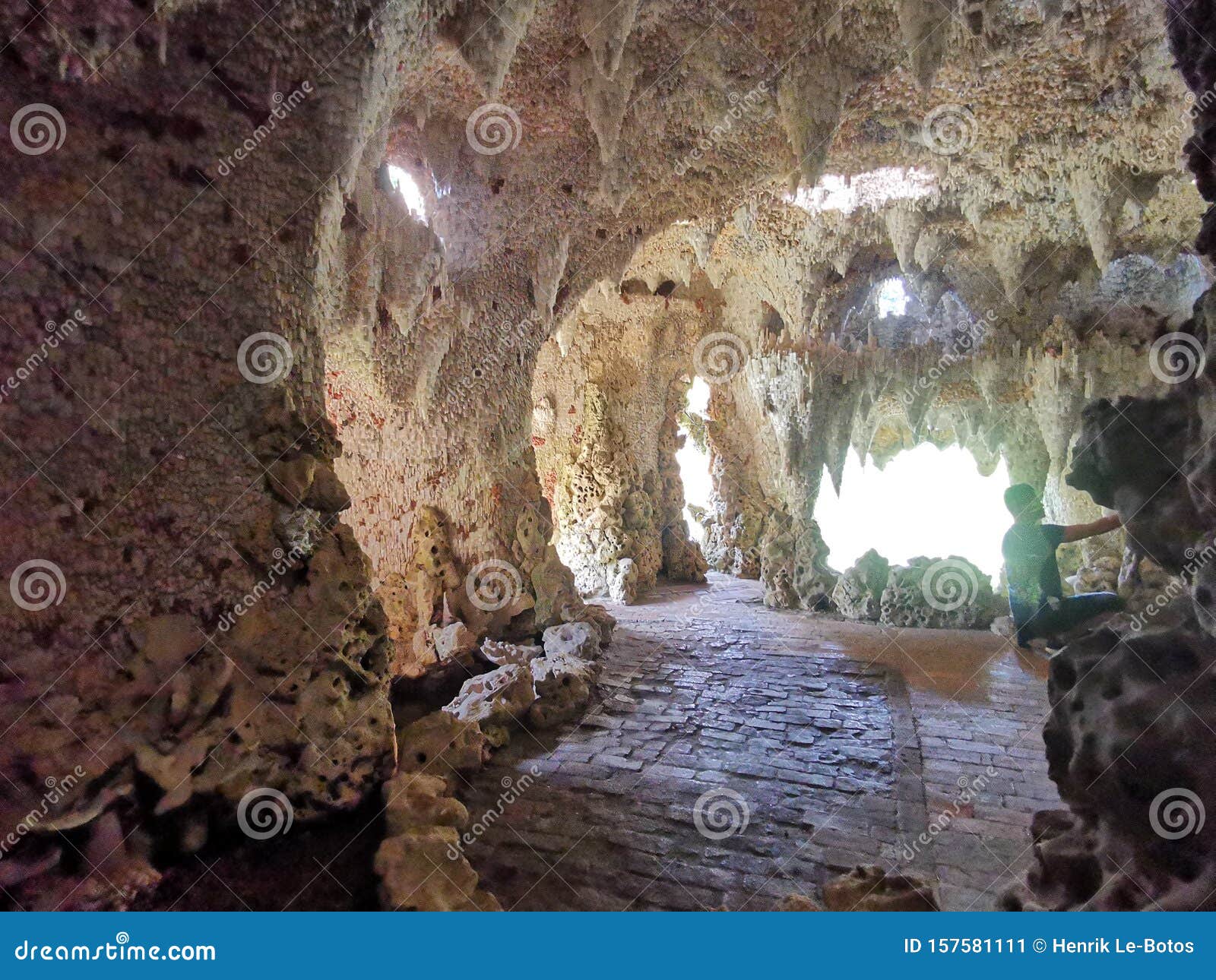 Crystal Grotto London stock image. Image of tunnel, arch 157581111