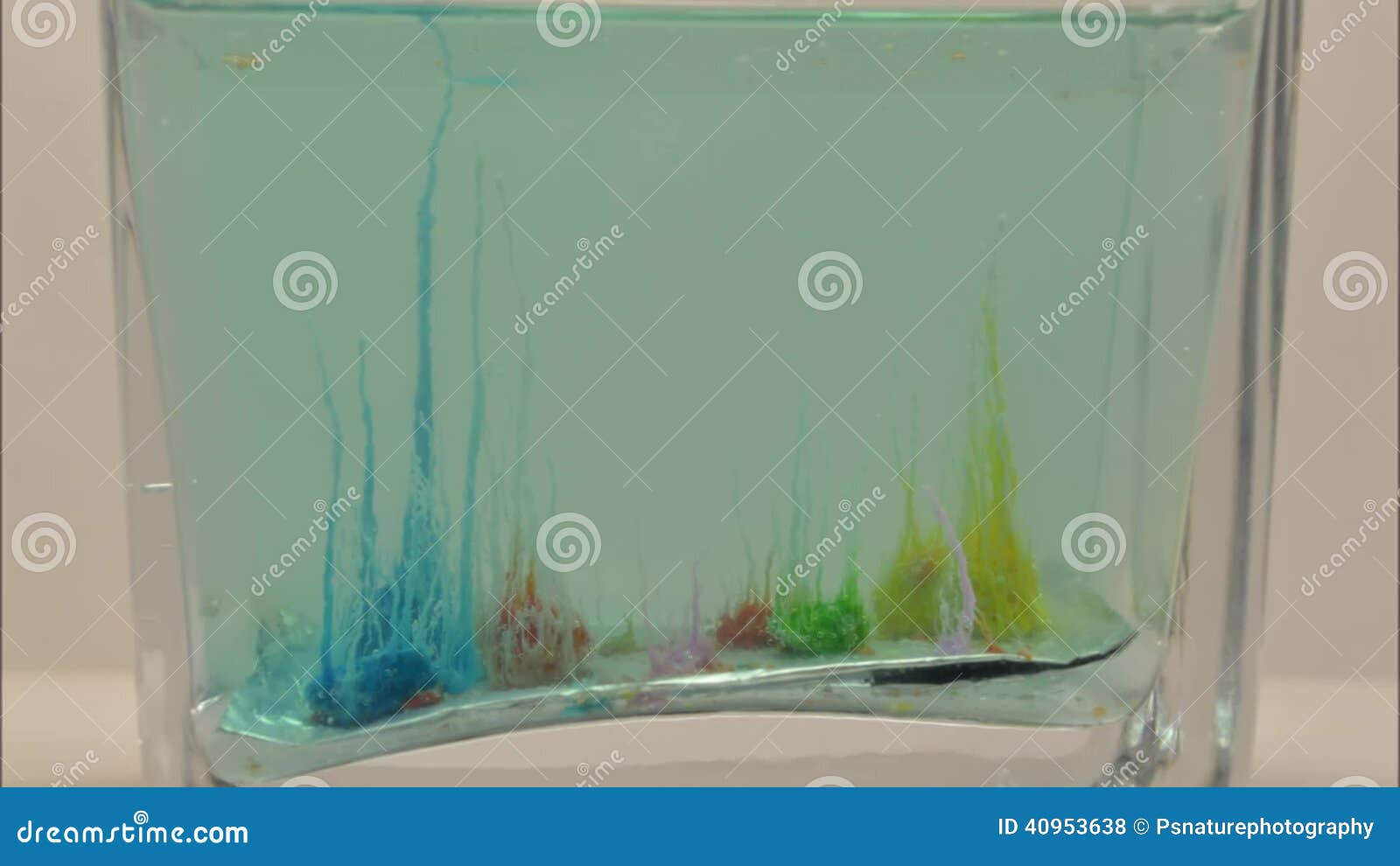 Crystal growth time lapse stock footage. Video of time 40953638