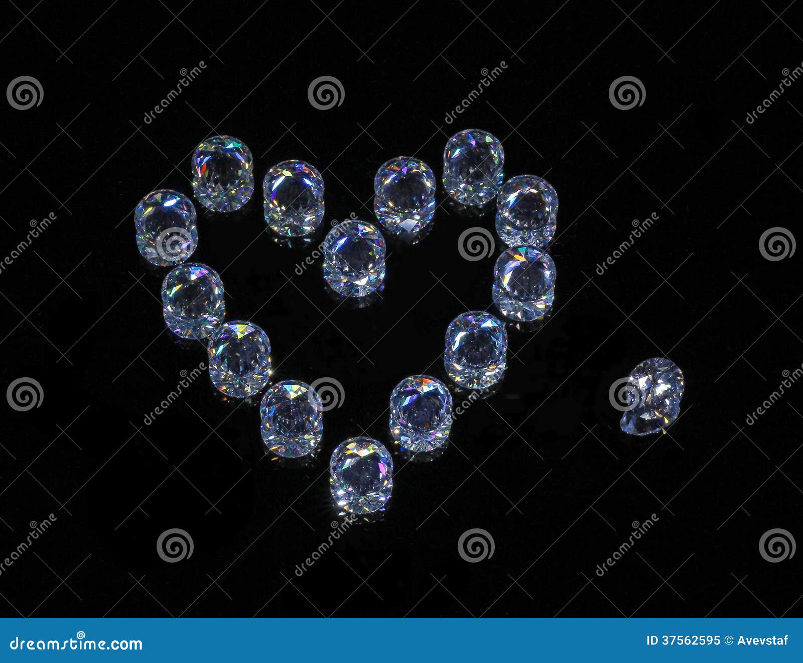 Crystal Heart stock image. Image of fianit, brilliant 37562595