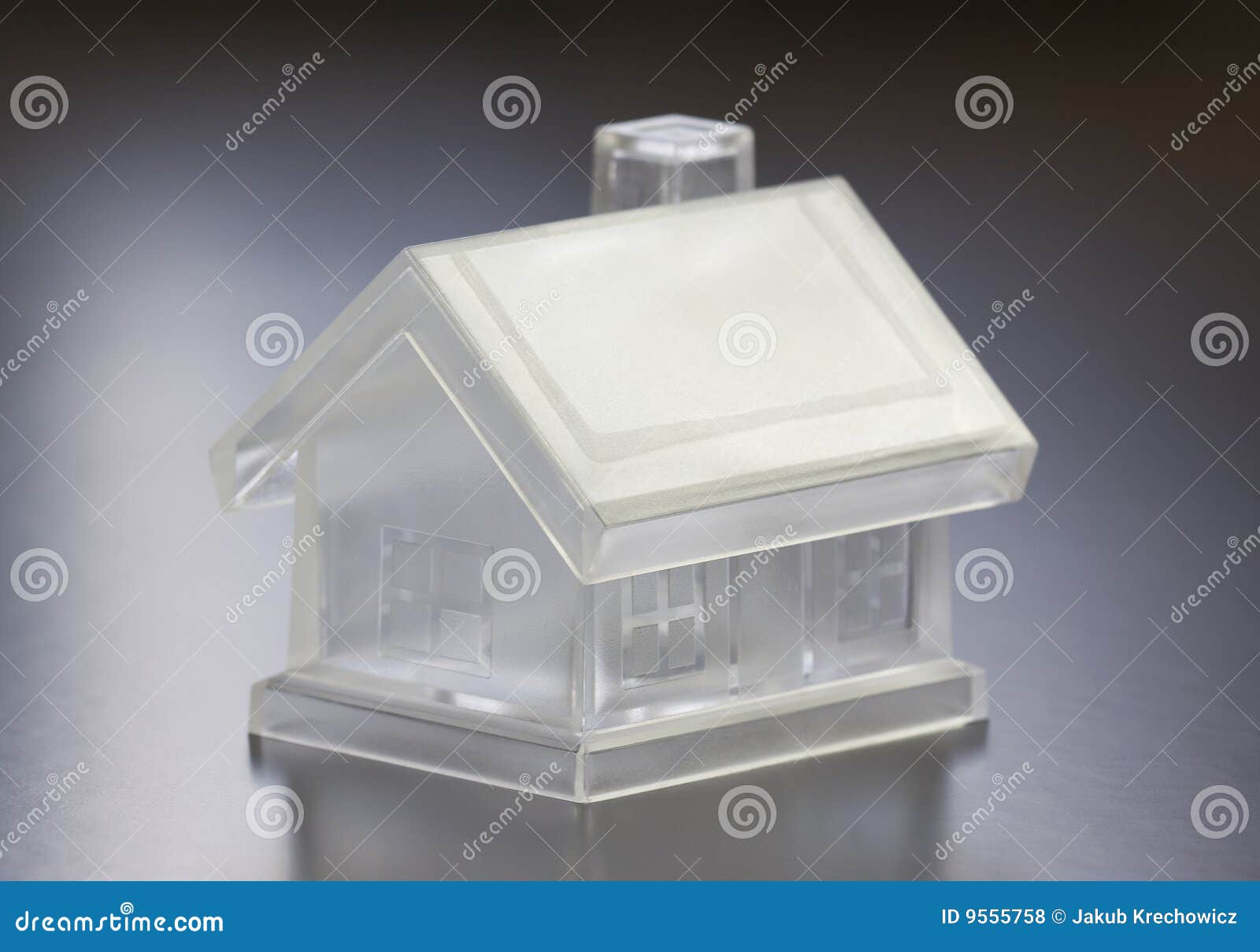 Crystal house stock photo. Image of shape, home, construction 9555758