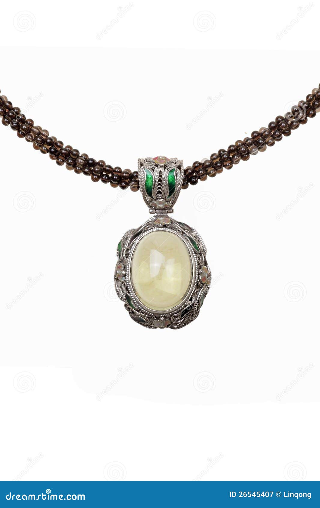 Crystal necklace stock image. Image of glass, jewelry 26545407