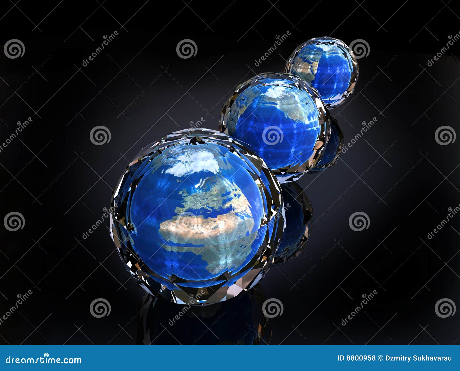 Crystal stock illustration. Illustration of abstract 8800958