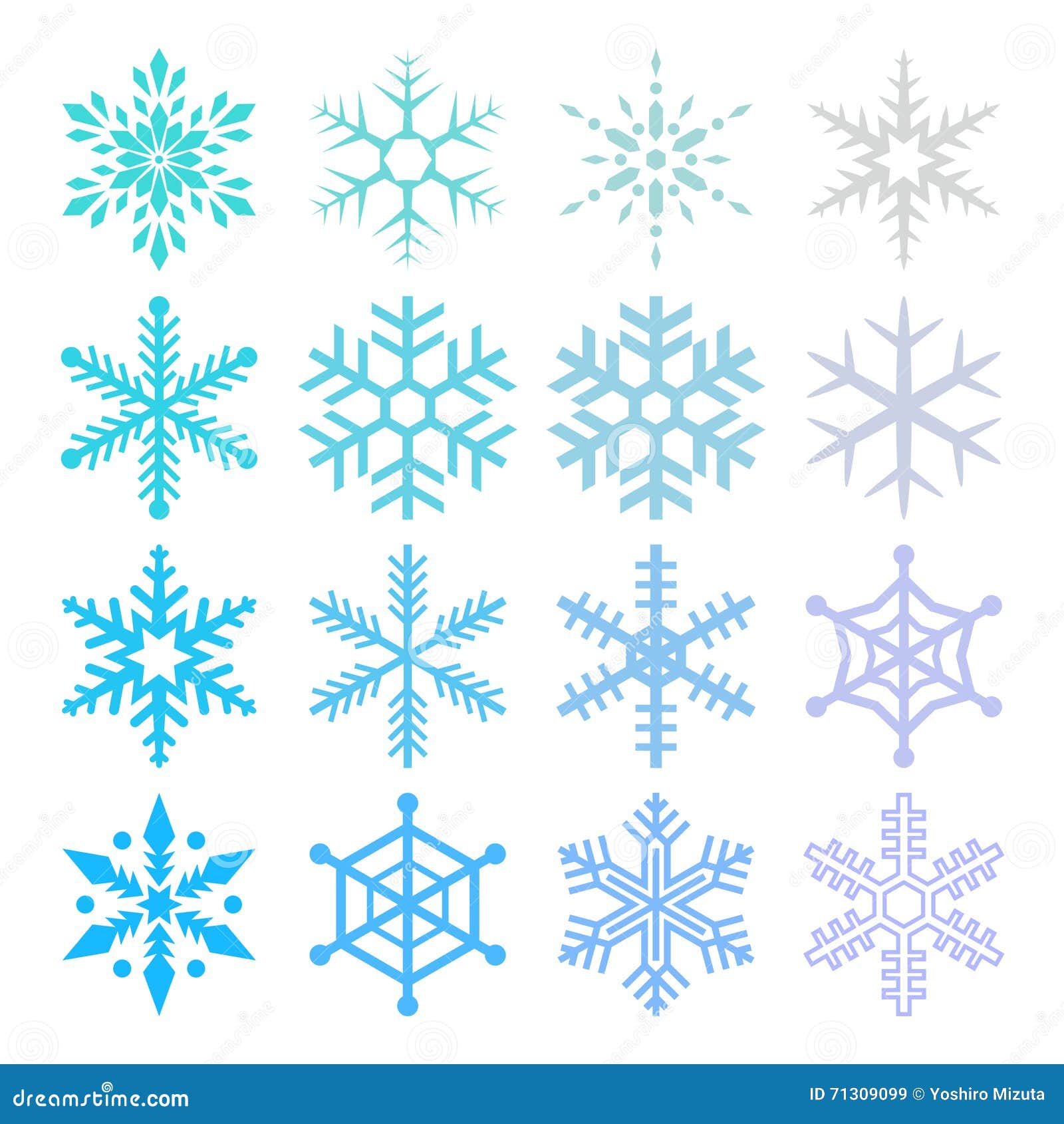Crystal of snow stock vector. Illustration of cold, element 71309099