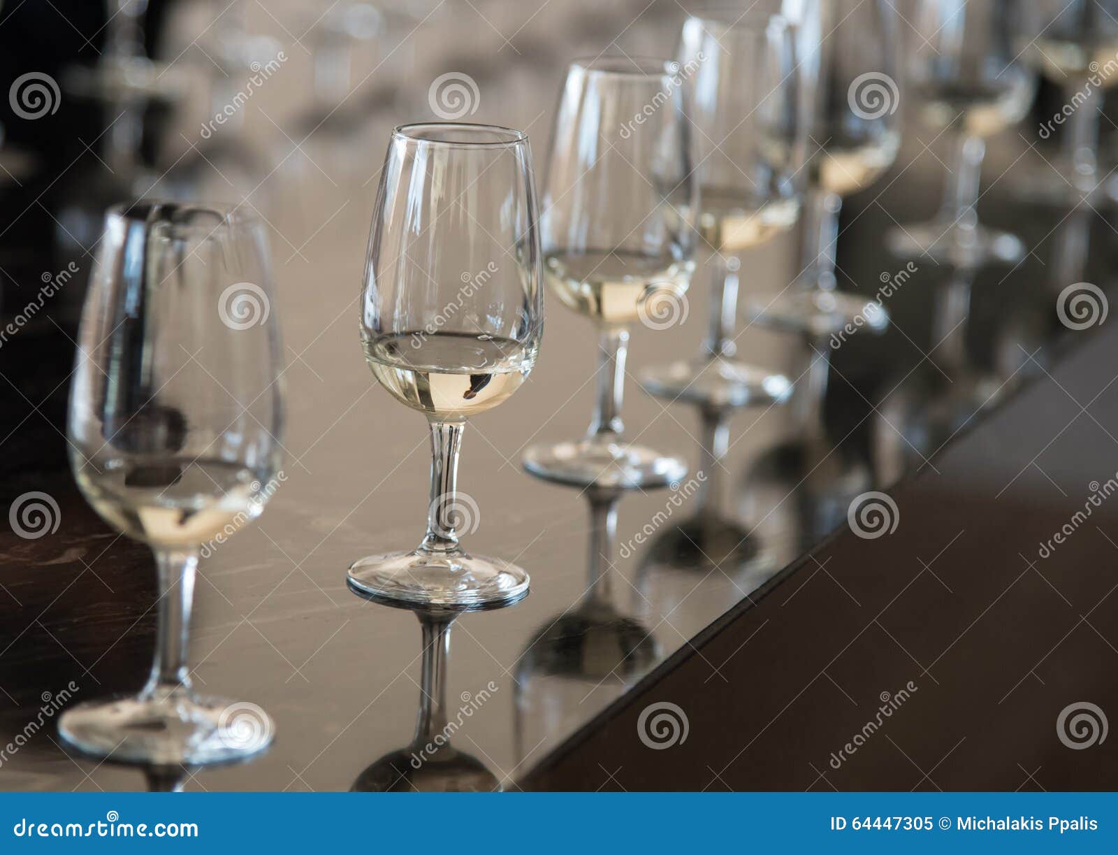 Crystal Wine Glasses for Wine Tasting Stock Image Image of party