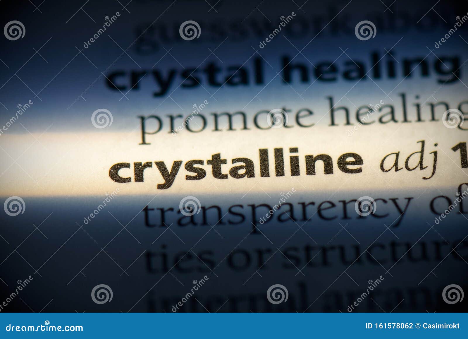 Crystalline stock photo. Image of close, concept, closeup 161578062
