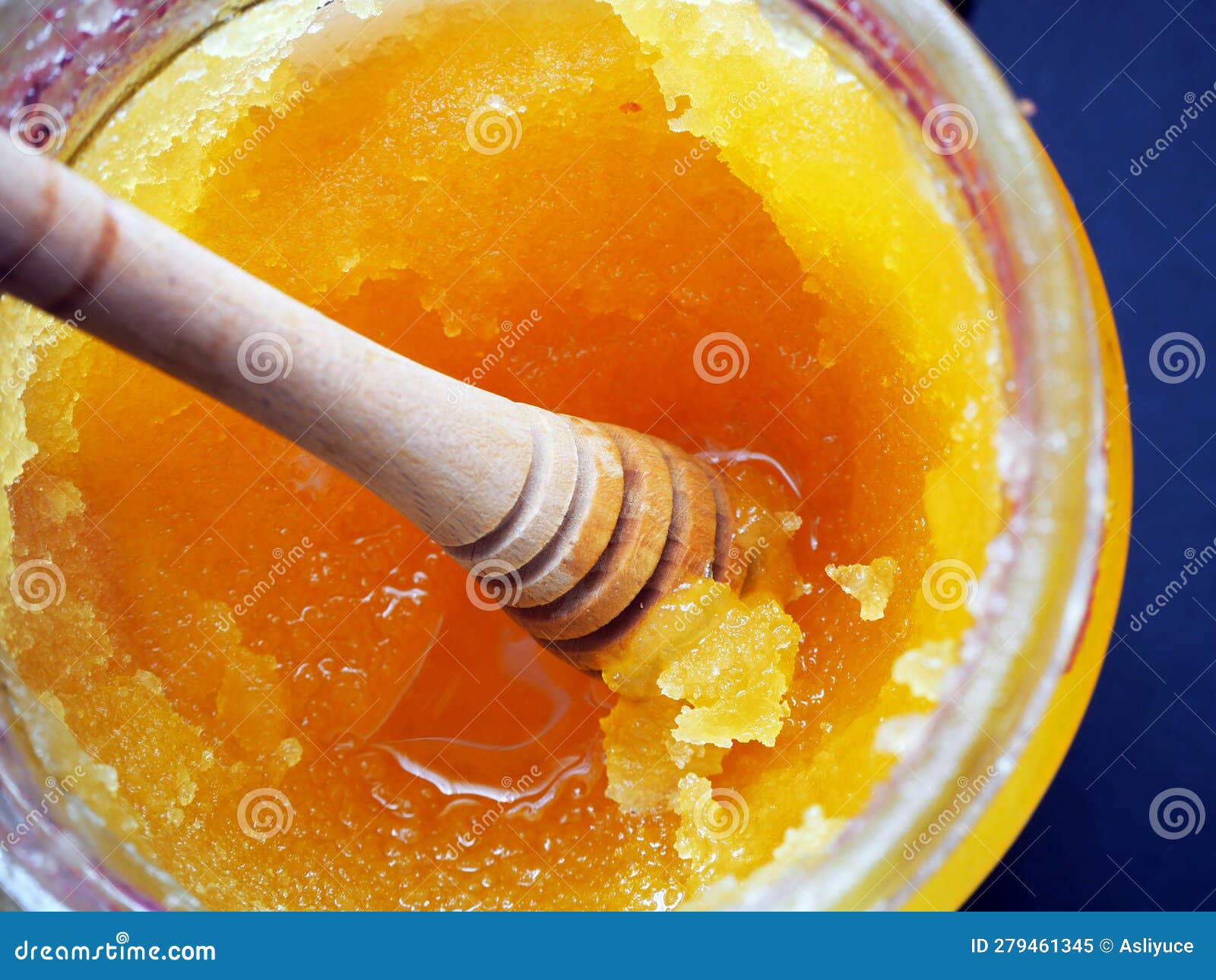Crystallized honey stock image. Image of caramelized 279461345