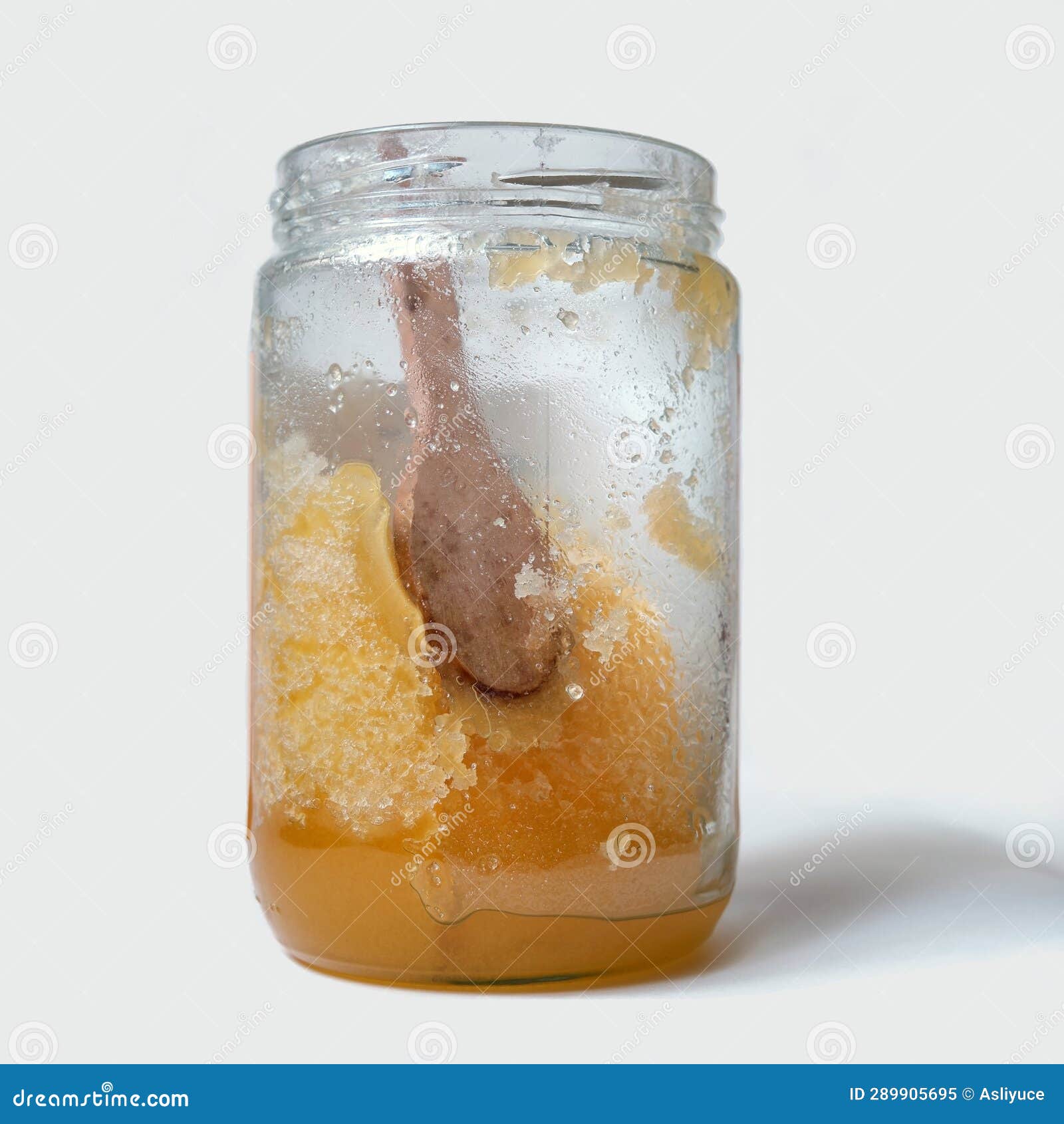 Crystallized honey stock image. Image of isolated, cuisine 289905695