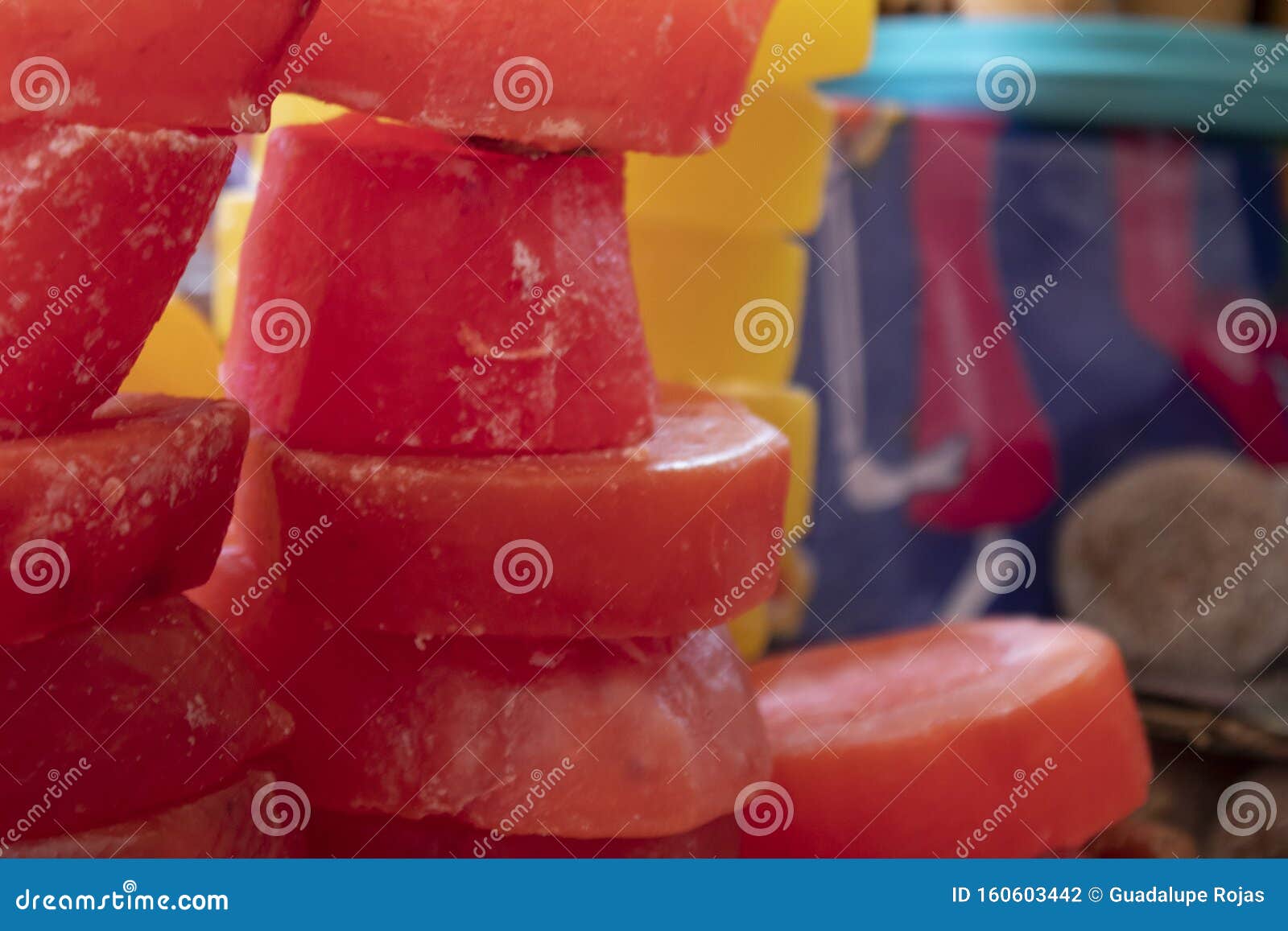 Crystallized Papaya Candy. Unlike Candied Fruit, the Crystallized Fruit