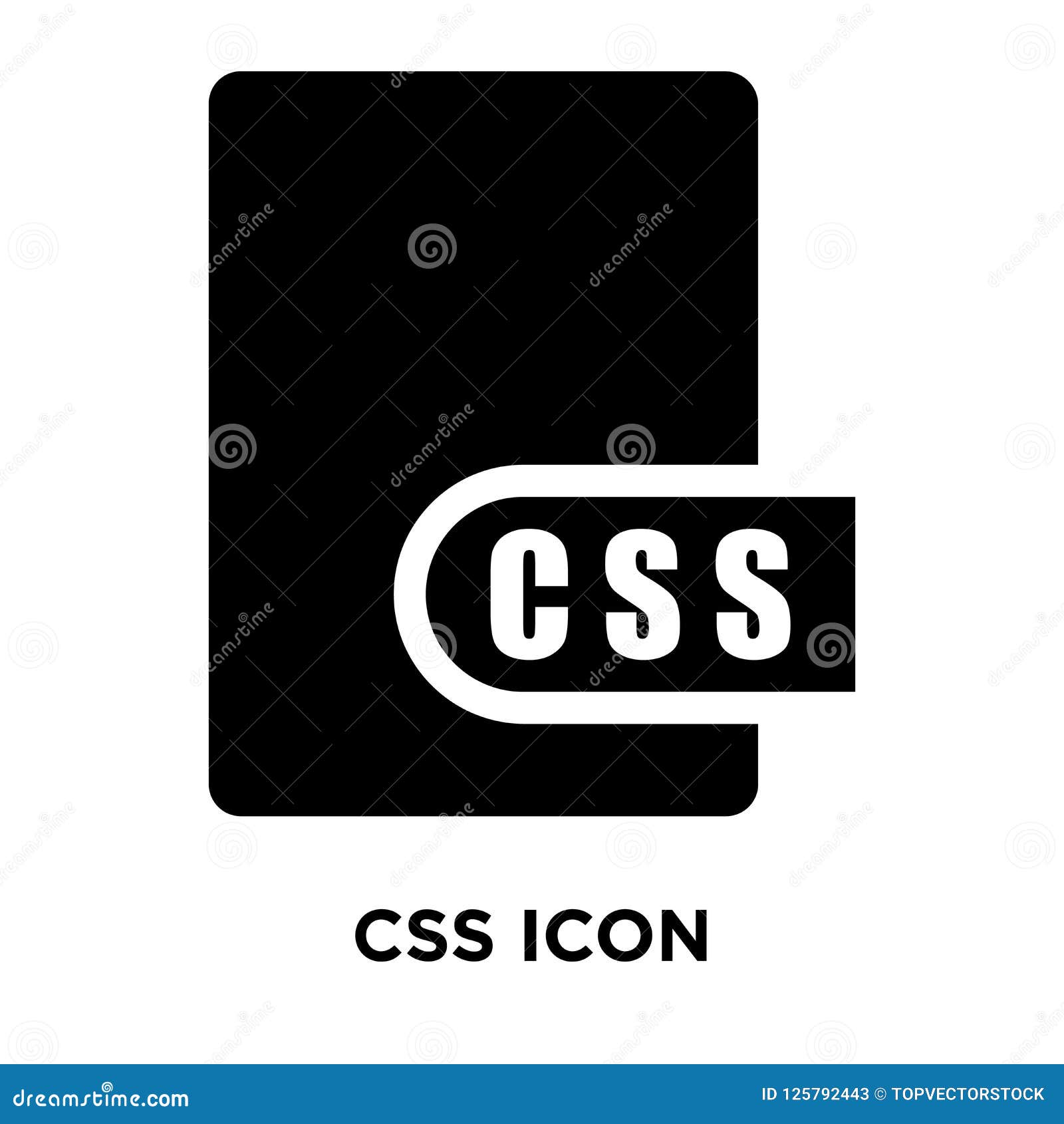 Download Css Icon Vector Isolated On White Background, Logo Concept ...
