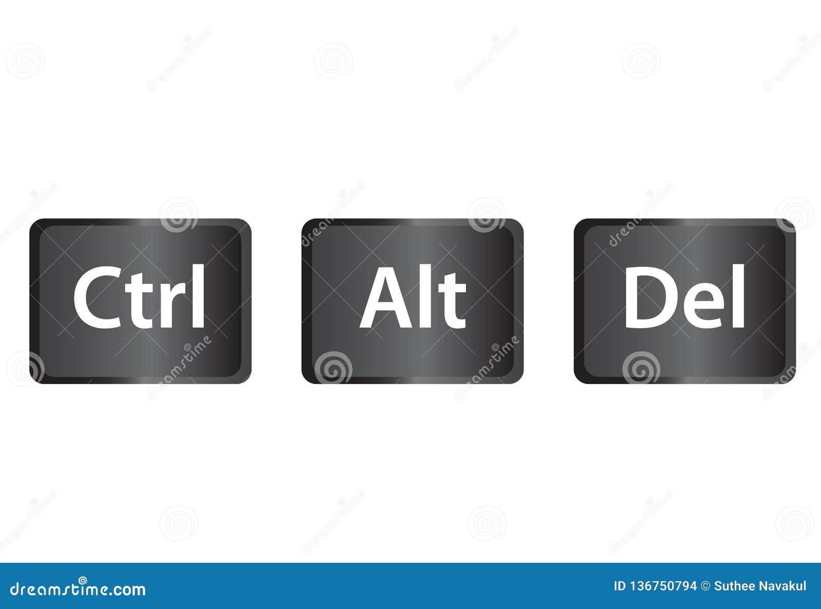 Delete shortcut button and remove or erase keyboard concept of control