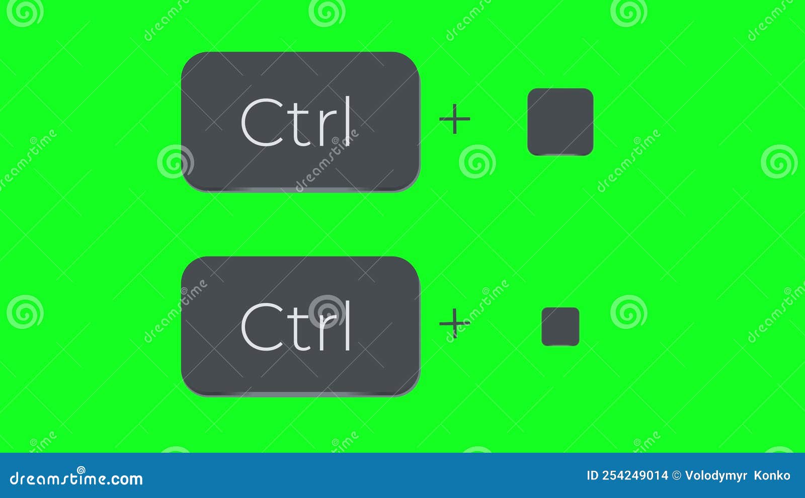 Ctrl C and Ctrl V Keyboard Button, Copy Paste Shortcuts Icon, Sign