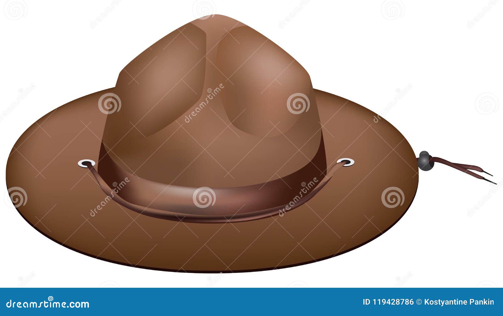 Cualidad Guardabosques - Sombrero del Vector - Ilustración de fondo: 119428786