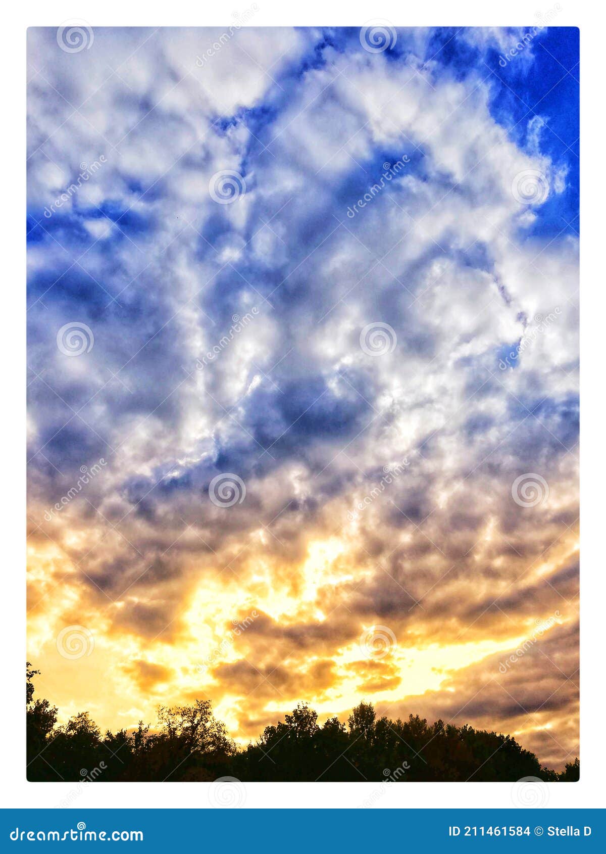 Cuando el sol se pone foto de archivo. Imagen de colores - 211461584