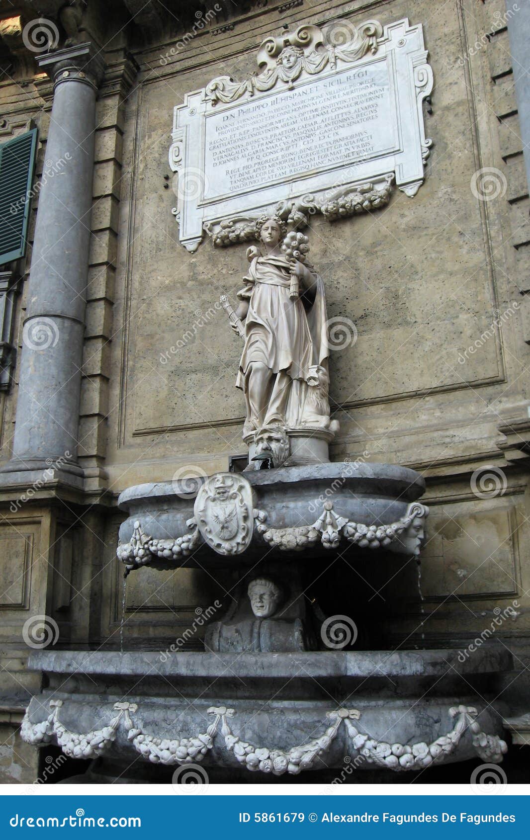 cuatro canti fountain palermo sicily italy