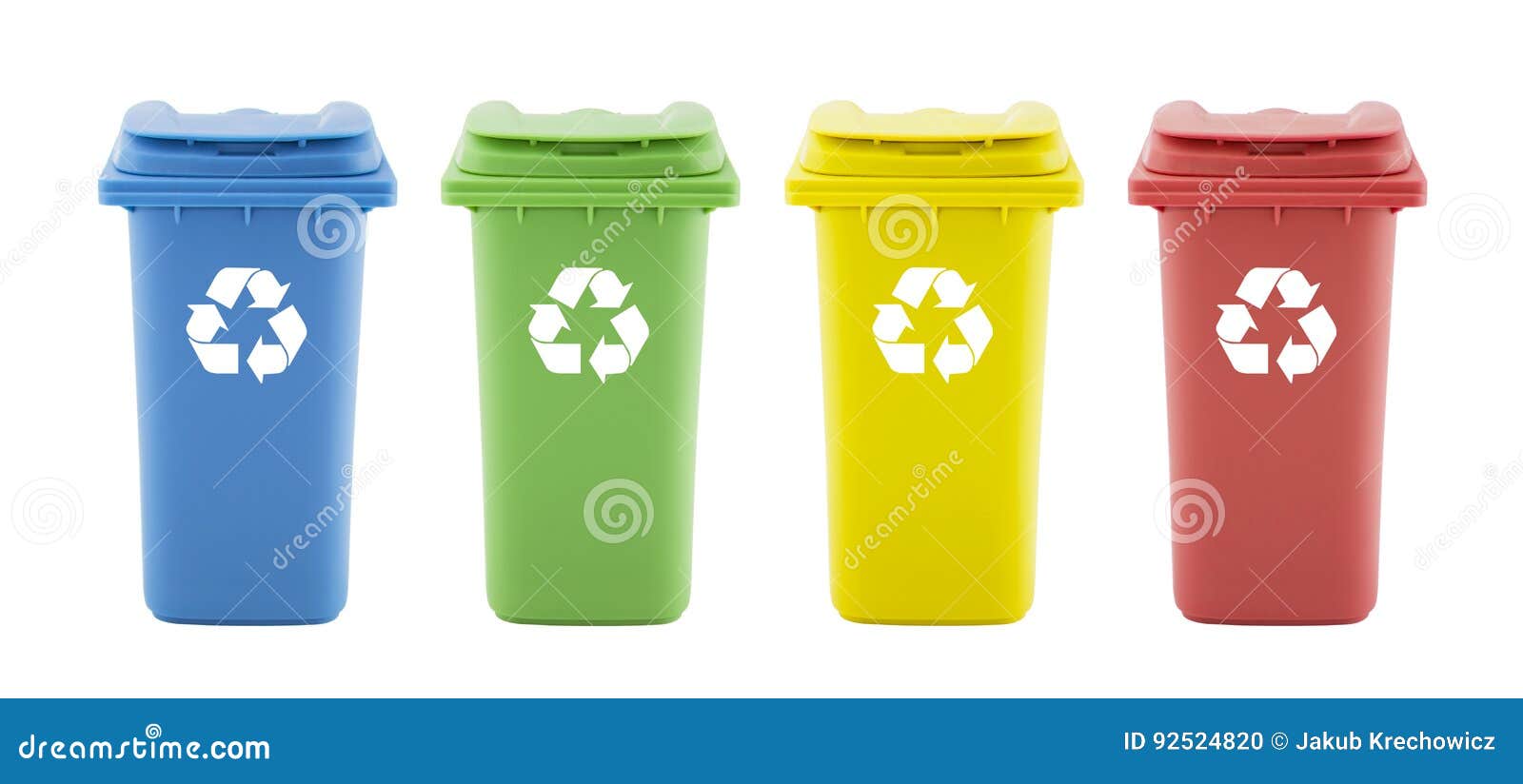 colores de papeleras de reciclaje