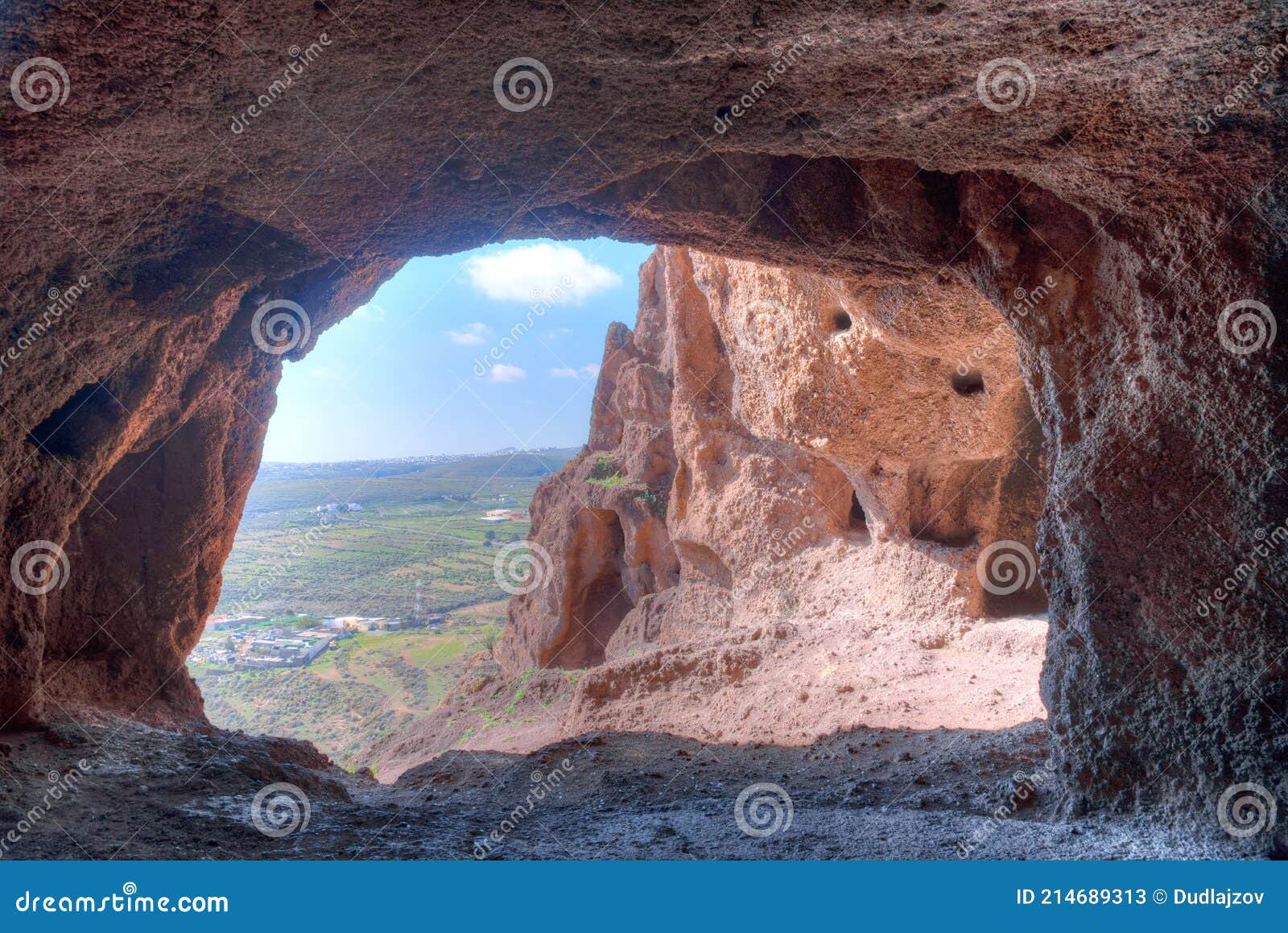 cuatro puertas archealogical site at gran canaria, canary islands, spain