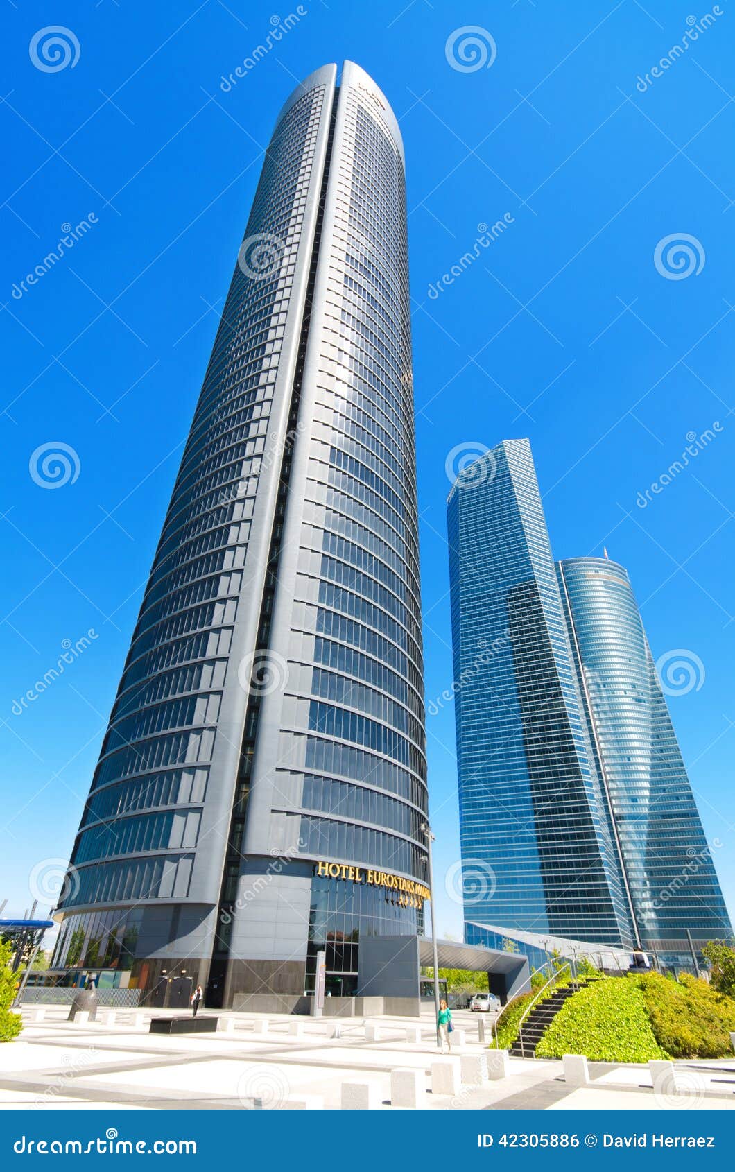 Cuatro Torres Financieel Centrum in Madrid Op 4 Mei, 2013 Redactionele ...