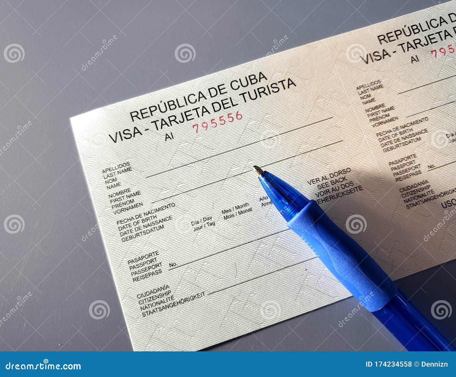 cuban tourist card application form