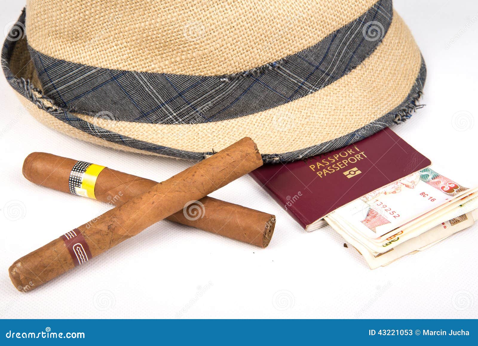 Cuban cigar and hat stock image. Image of communism, lifestyle 43221053