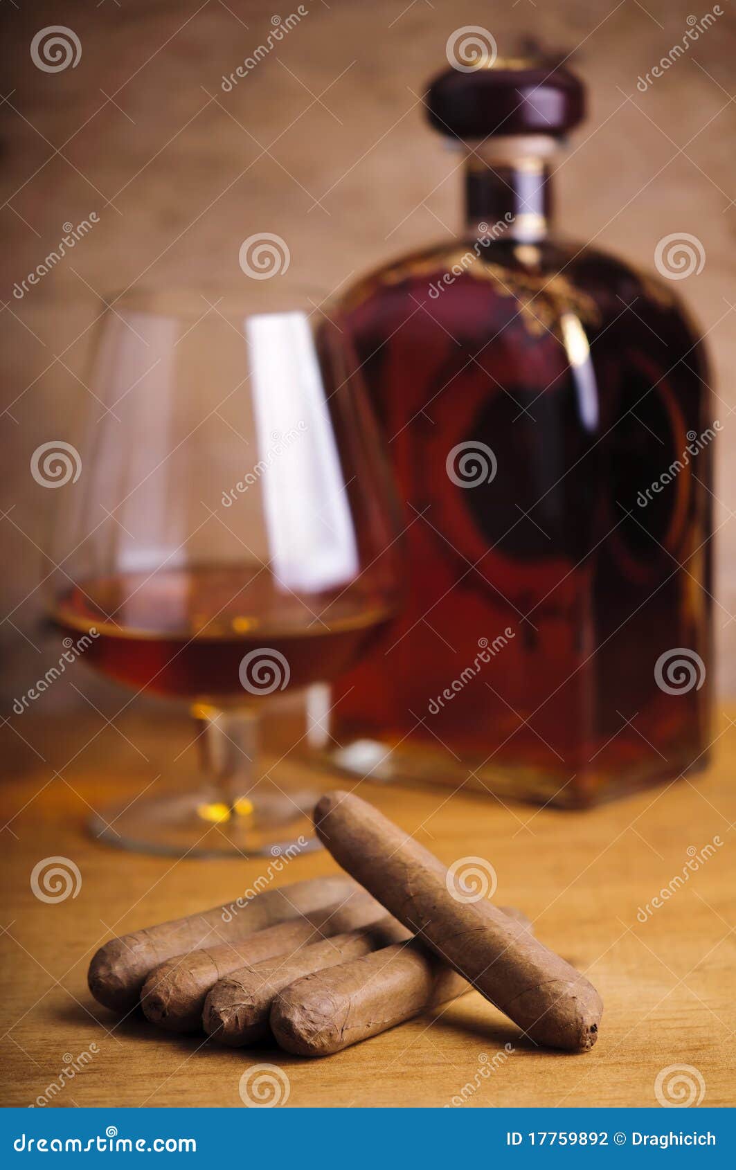 cuban cigars and french cognac