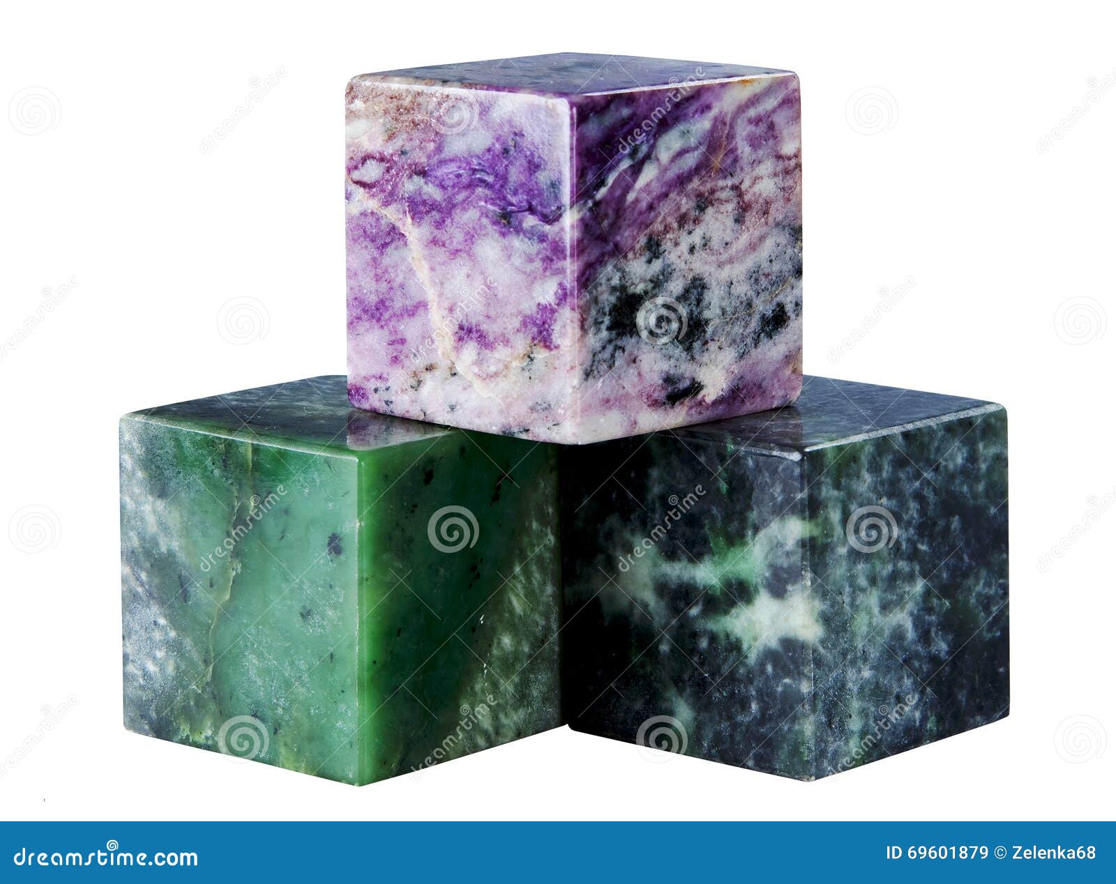 the cube from a mineral also charoit nephrite