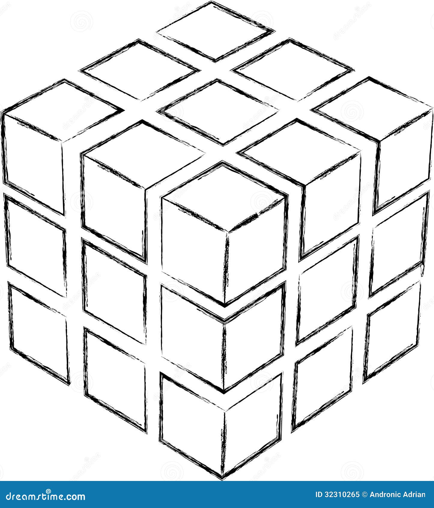 Куб эскиз
