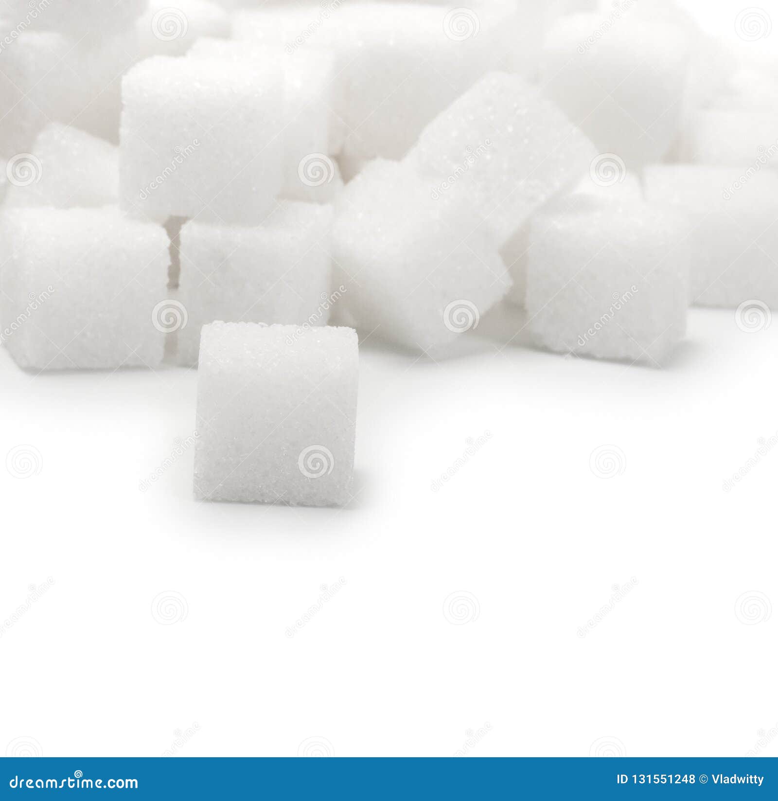 Cube of Sugar Food Isolated Stock Photo - Image of healthy, heap: 131551248