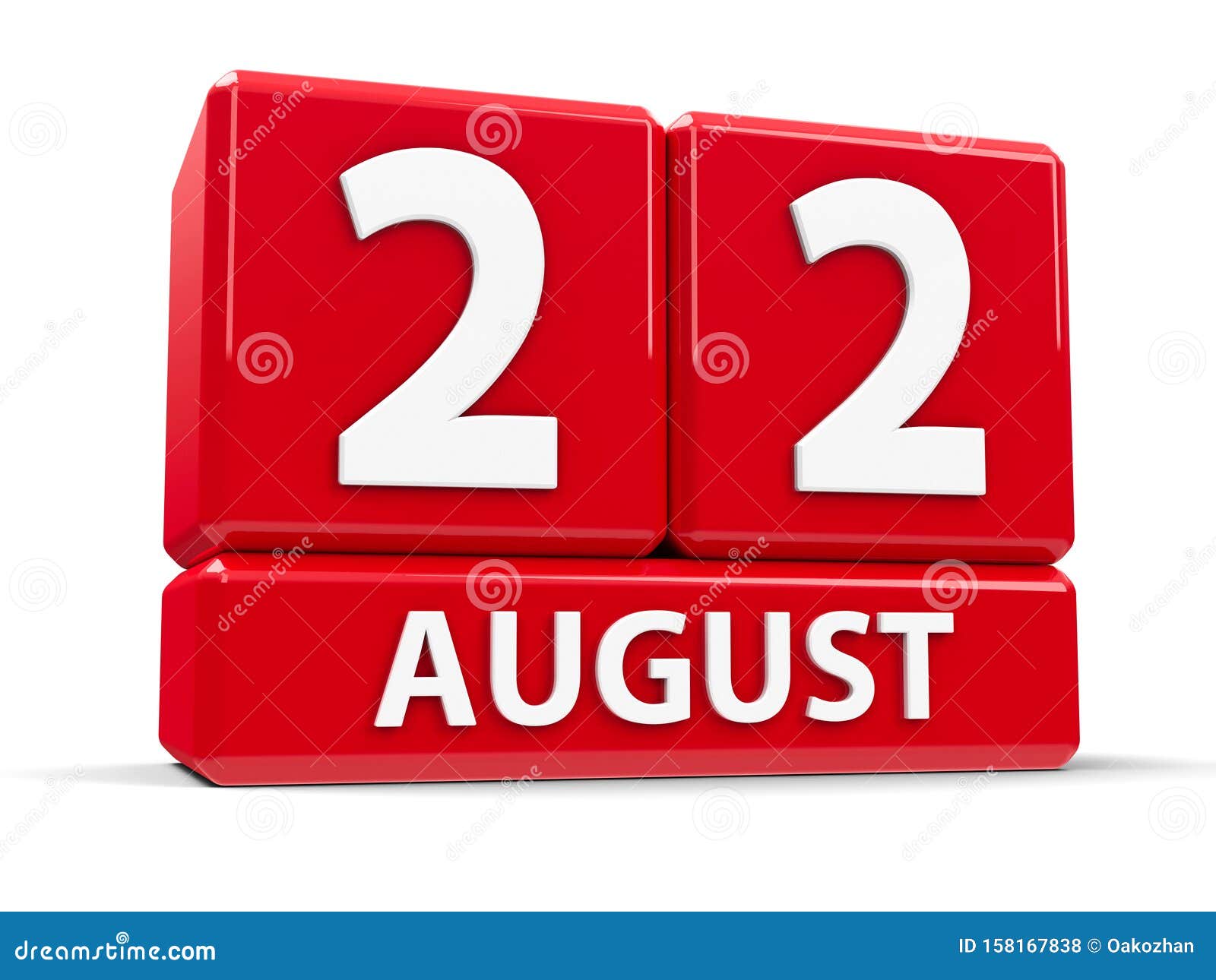 Cubes 22nd August stock illustration. Illustration of save 158167838
