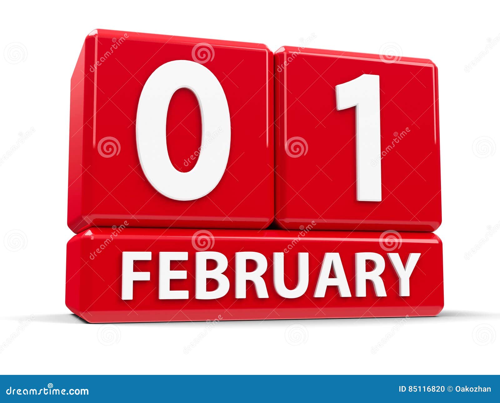 Cubes 1st February stock illustration. Illustration of national 85116820