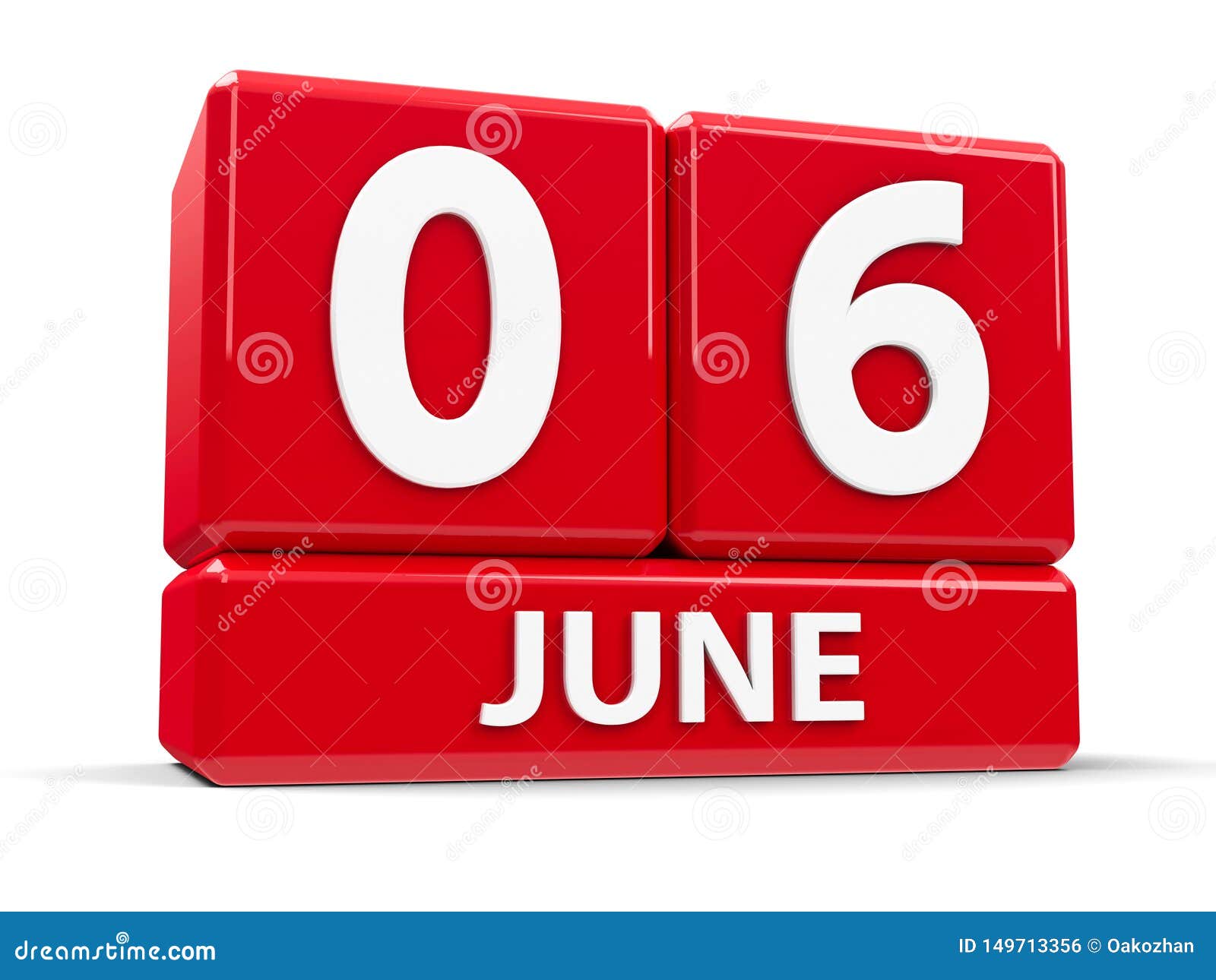 Cubes 6th June stock illustration. Illustration of celebration 149713356