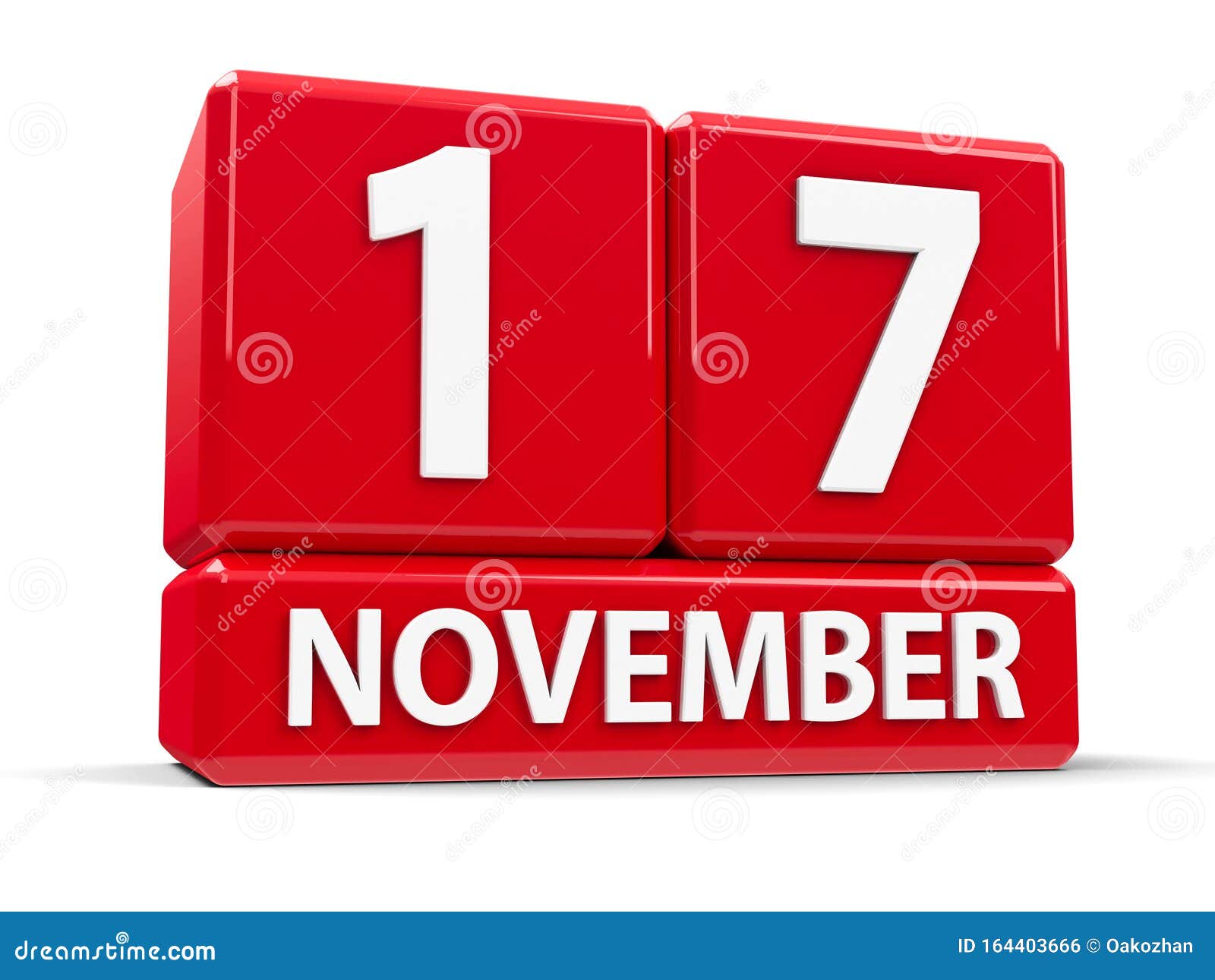 Cubes 17th November stock illustration. Illustration of date 164403666
