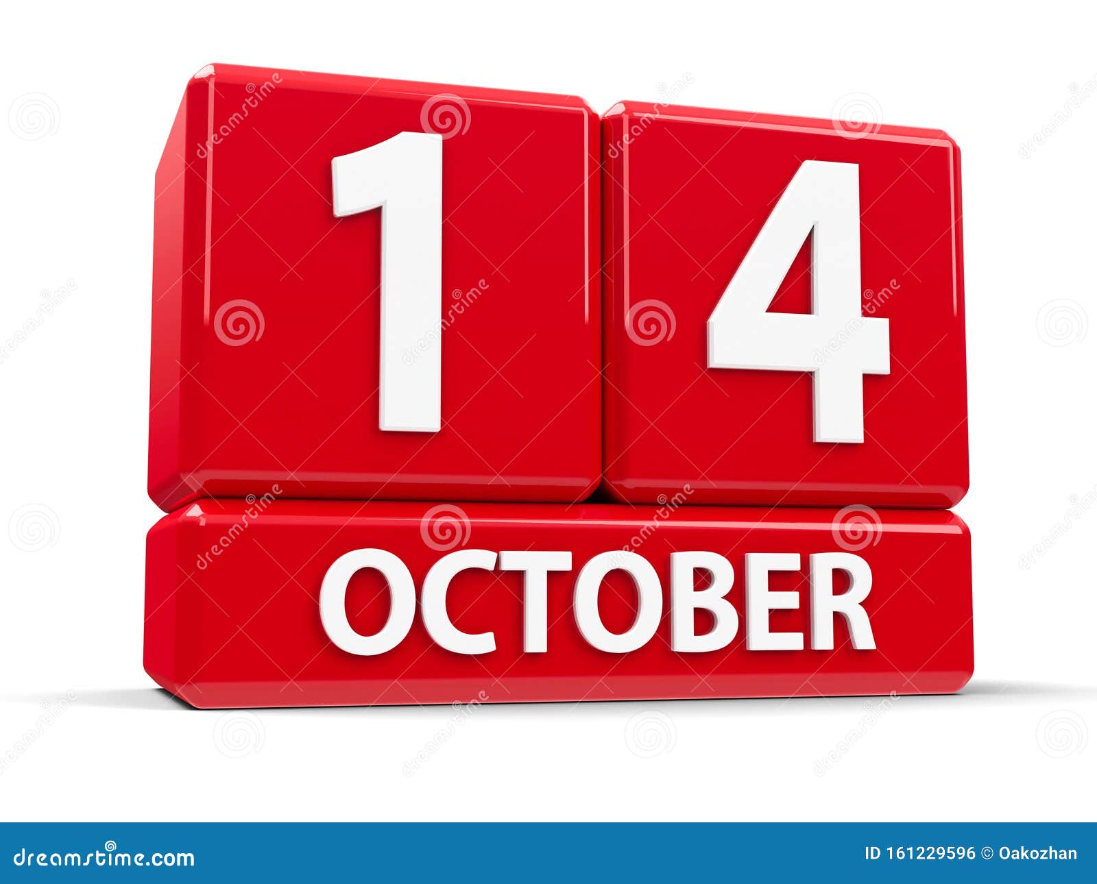 Cubes 14th October stock illustration. Illustration of celebration