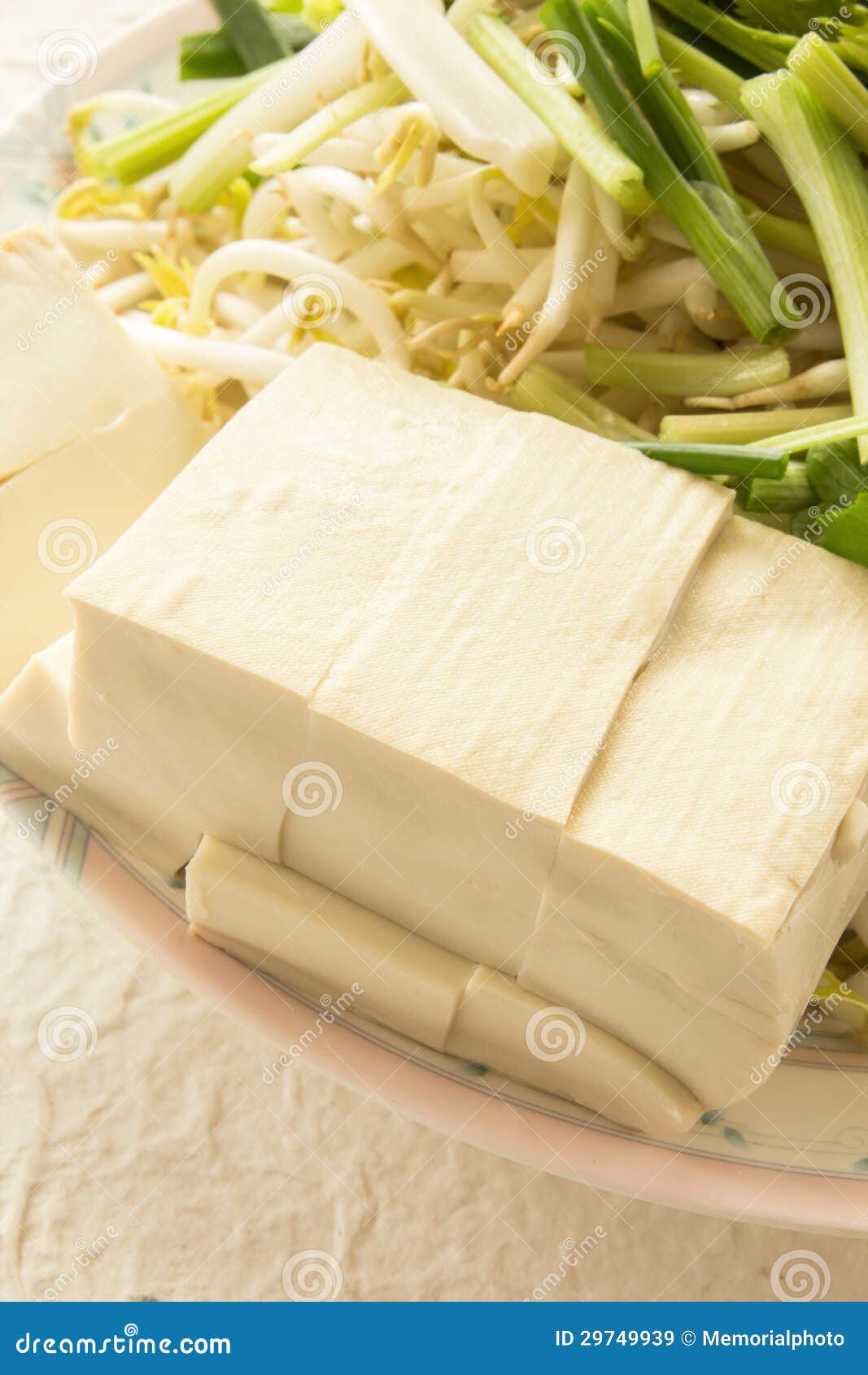 Cubes tofu and ingredient stock image. Image of cook - 29749939
