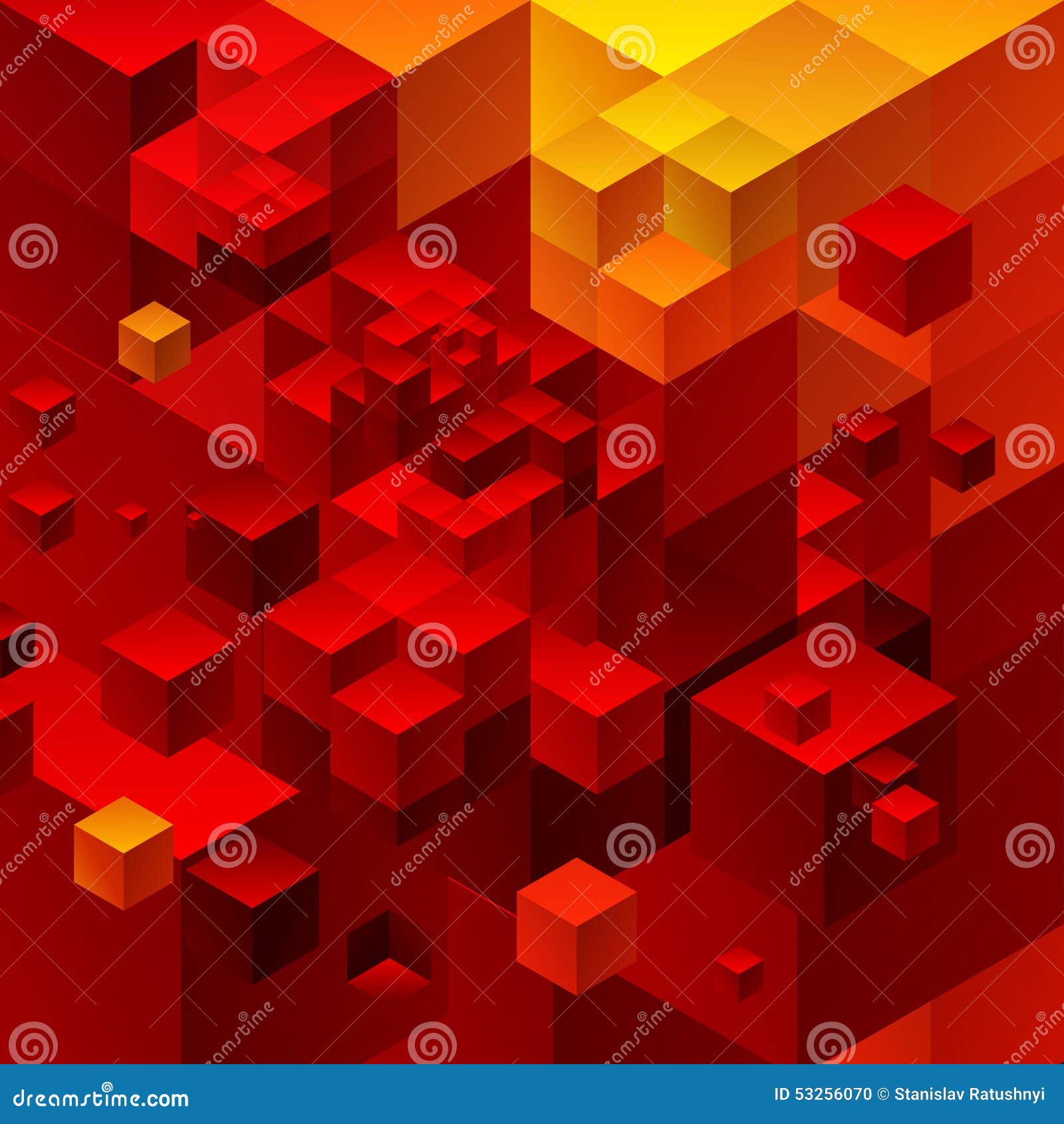 Cubic Abstract Background Stock Vector Illustration Of Abstract 53256070