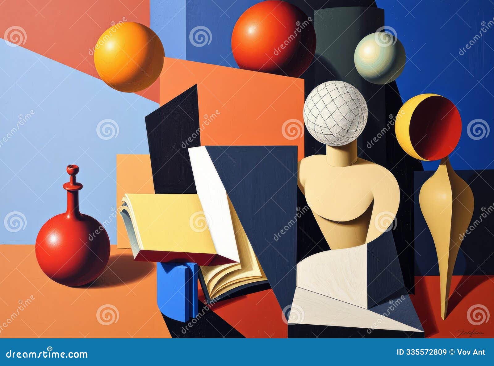 cubist artwork a fragmented and geometric representation of obje