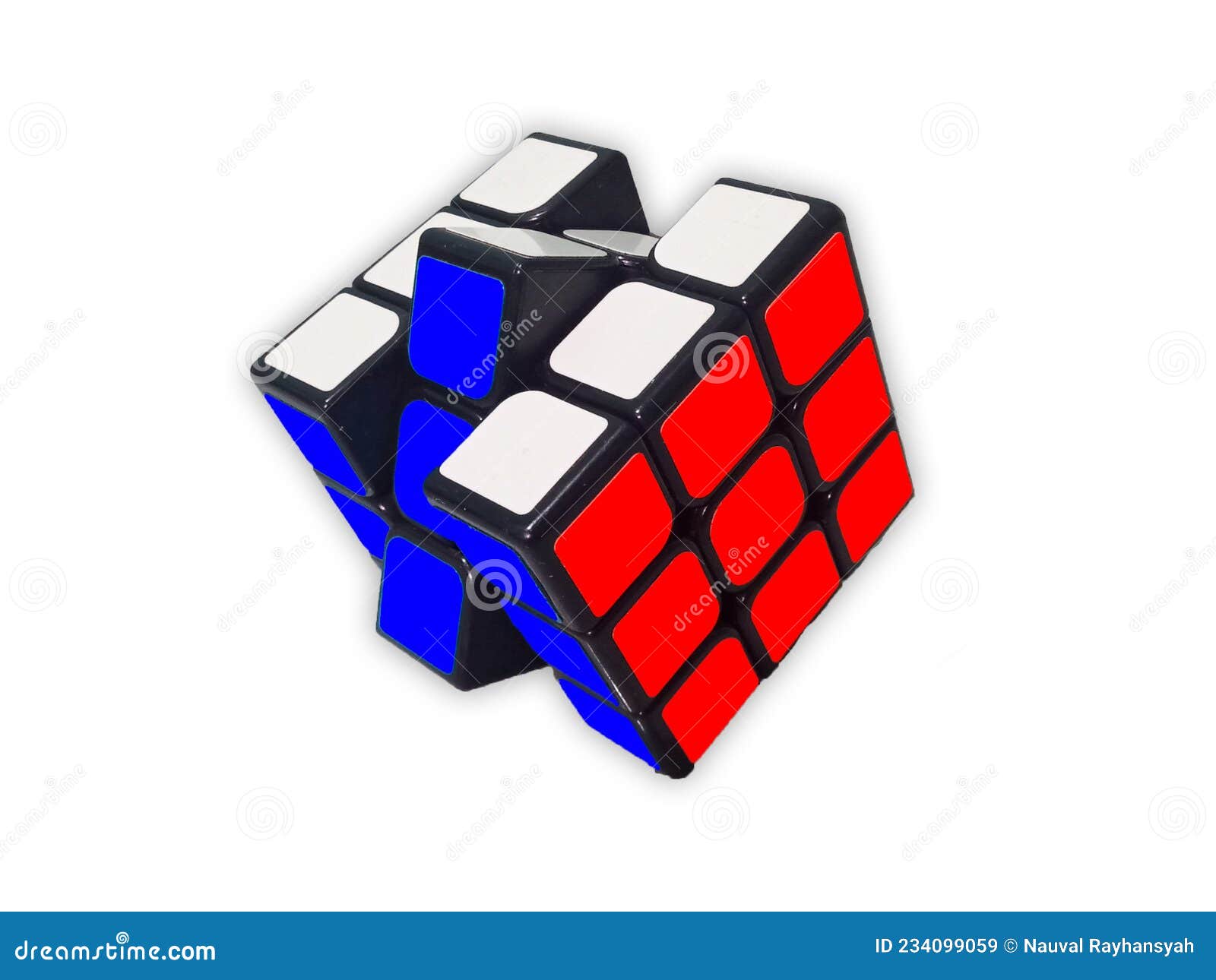 Cubo De Rubiks 3x3 Sin Resolver Sobre El Fondo Blanco. Cubo De Drones  Imagen de archivo editorial - Imagen de inventado, arte: 234099059