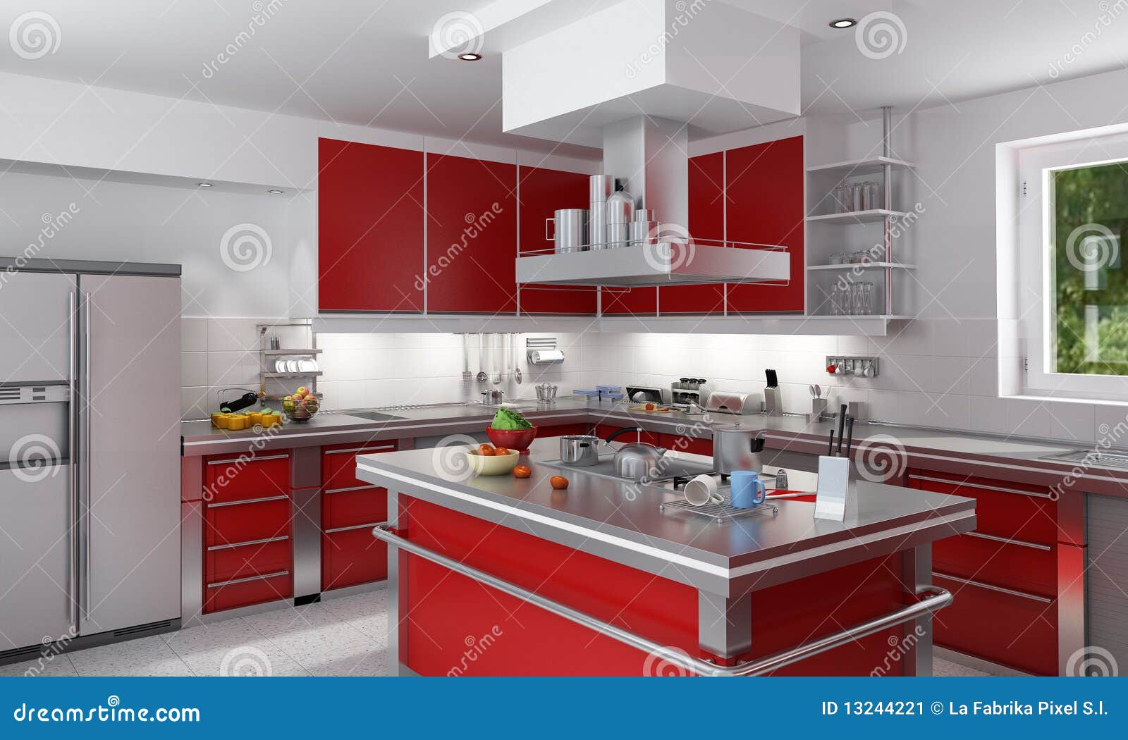 Parete cucina rossa ~ canlic for .