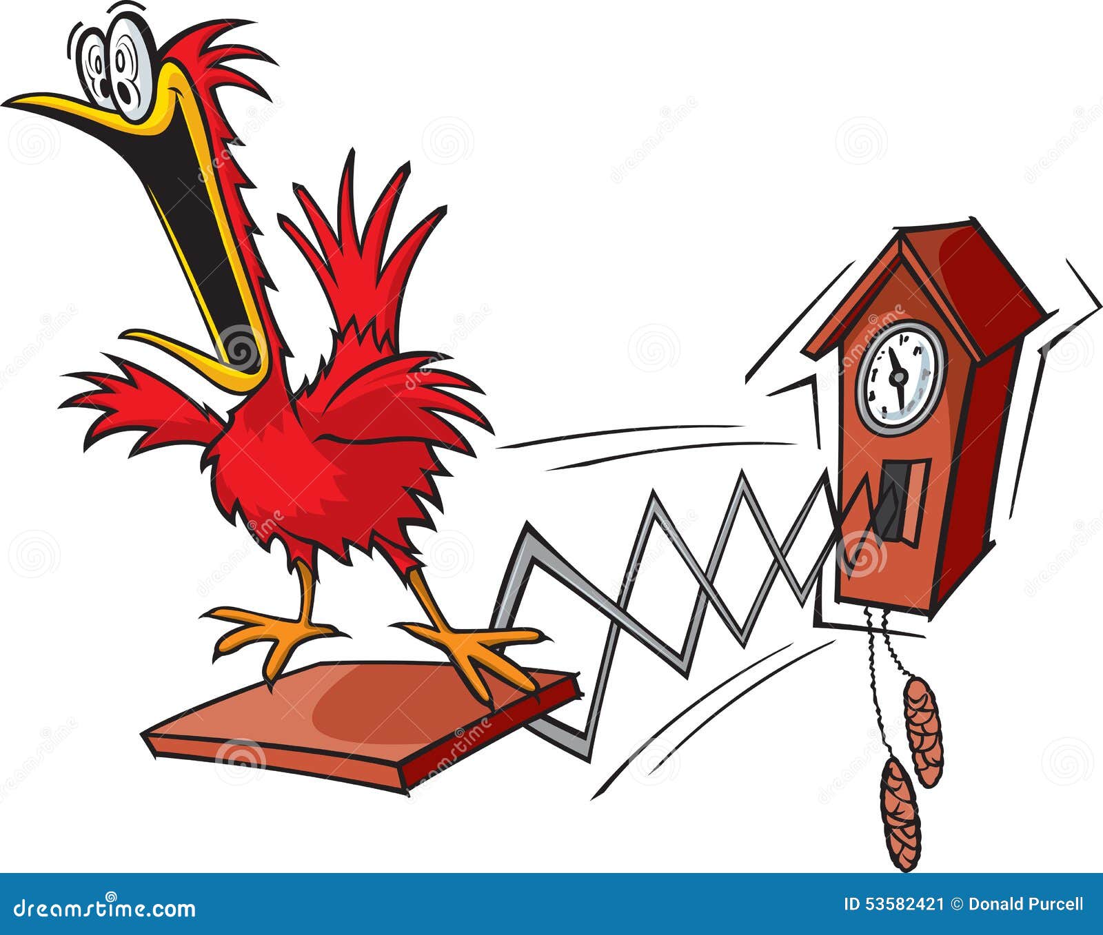 Cartoon Cuckoo Stock Illustrations – 1,029 Cartoon Cuckoo Stock  Illustrations, Vectors & Clipart - Dreamstime