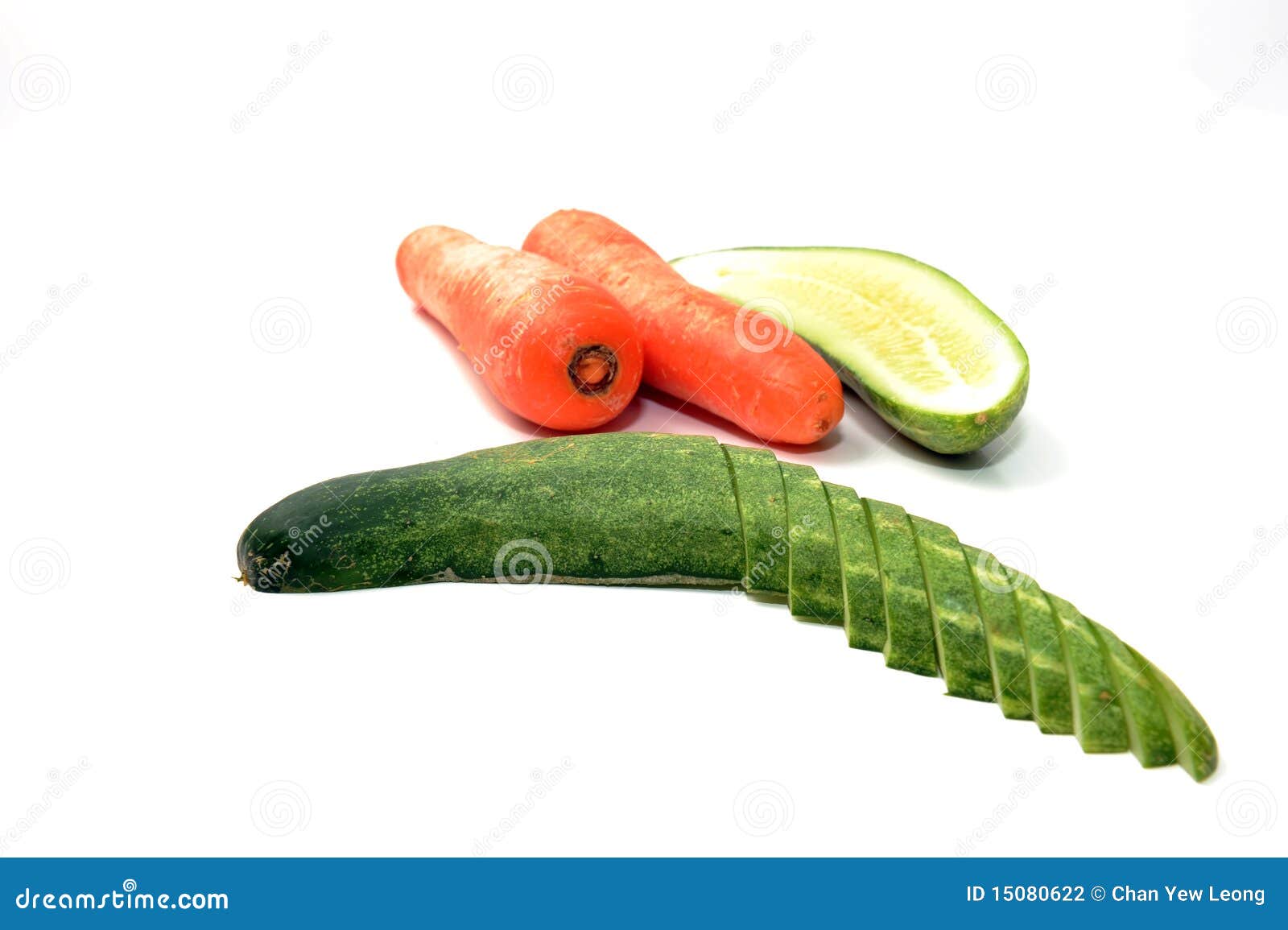 Cucumber and carrot stock photo. Image of healthy, eating 15080622