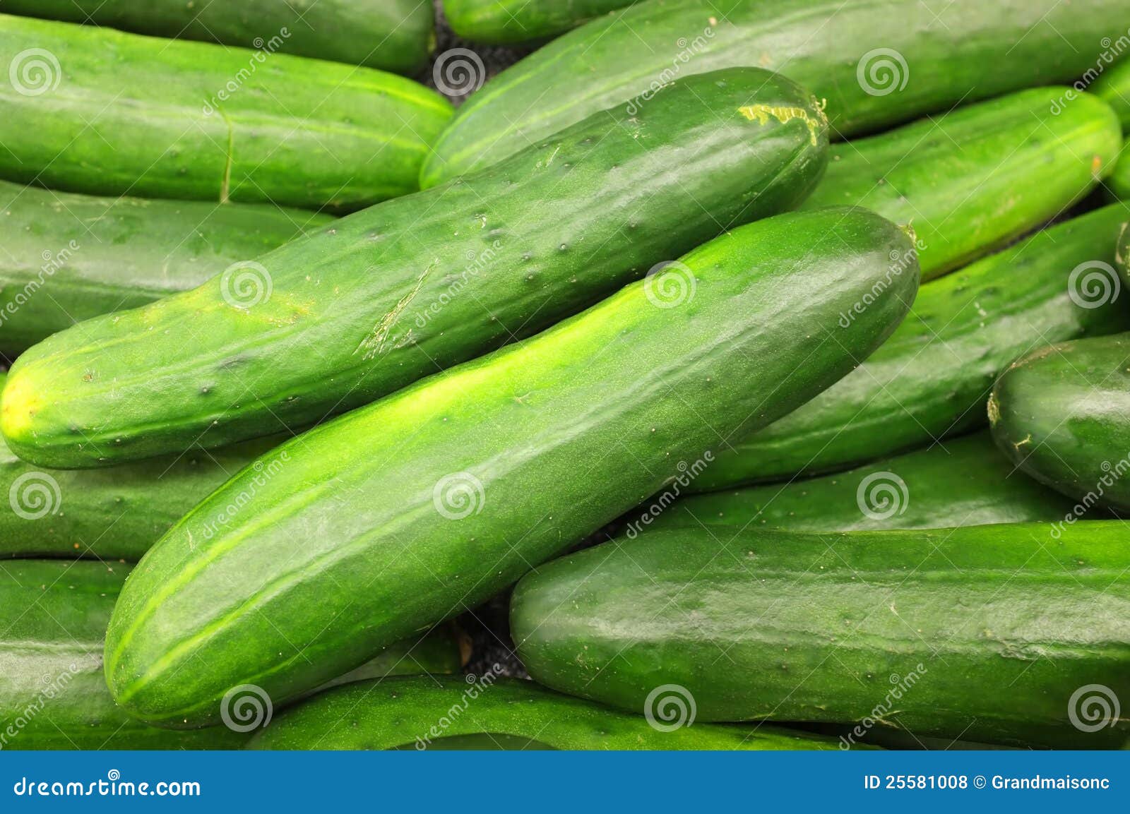 cucumbers in baskets